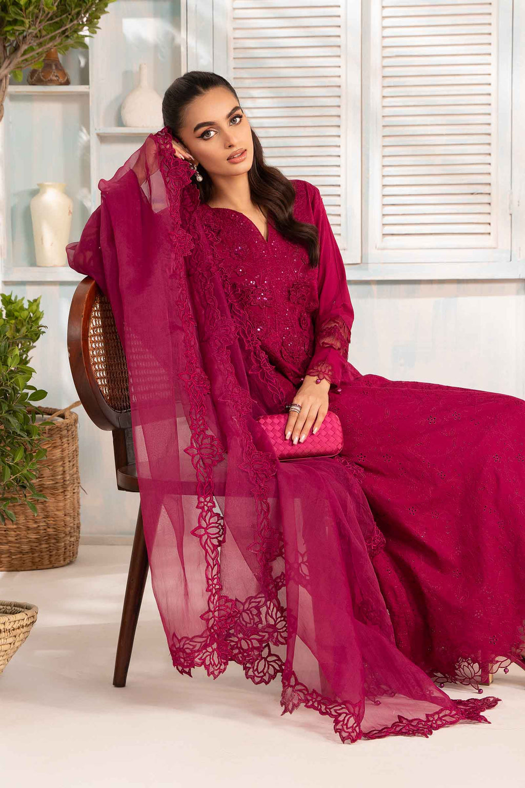 Maria B | Eid Collection 26 | 3 Piece Embroidered Lawn Suit