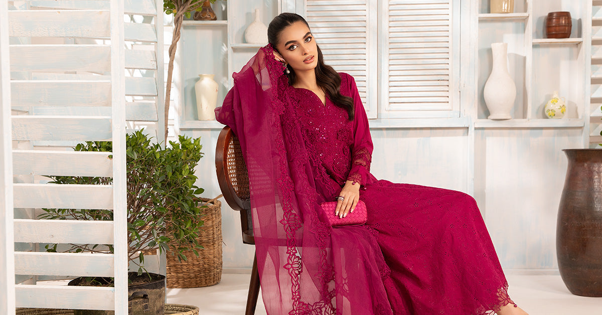 Maria B | Eid Collection 26 | 3 Piece Embroidered Lawn Suit