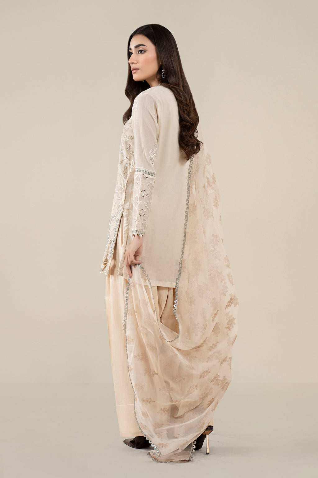 Maria B | Pre Fall 25 | Paper Cotton Suit 17