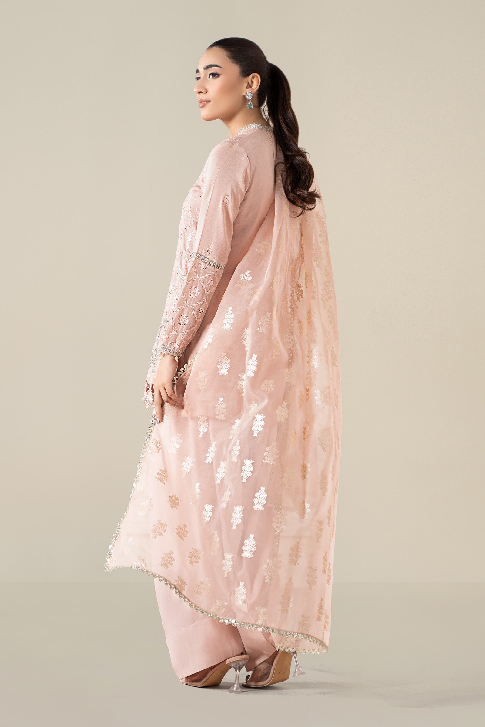 Maria B | Pre Fall 25 | Paper Cotton Suit 17