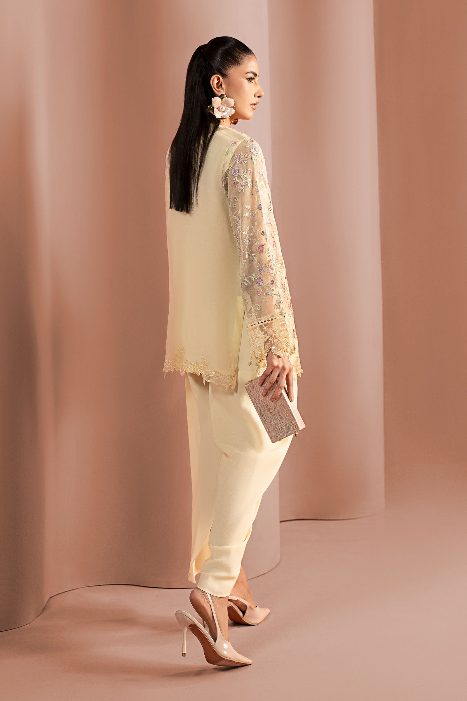 Maria B | Eid Collection 26 | 3 Piece Embroidered Cotton Net Suit