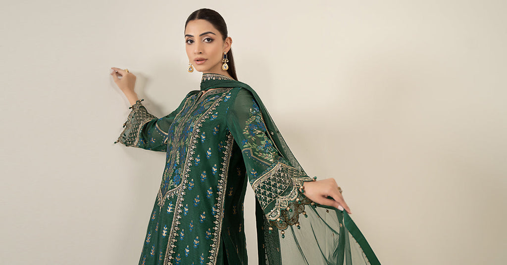 Maria B | Luxury Winter Pret 25 |DW-EA25-59-Green