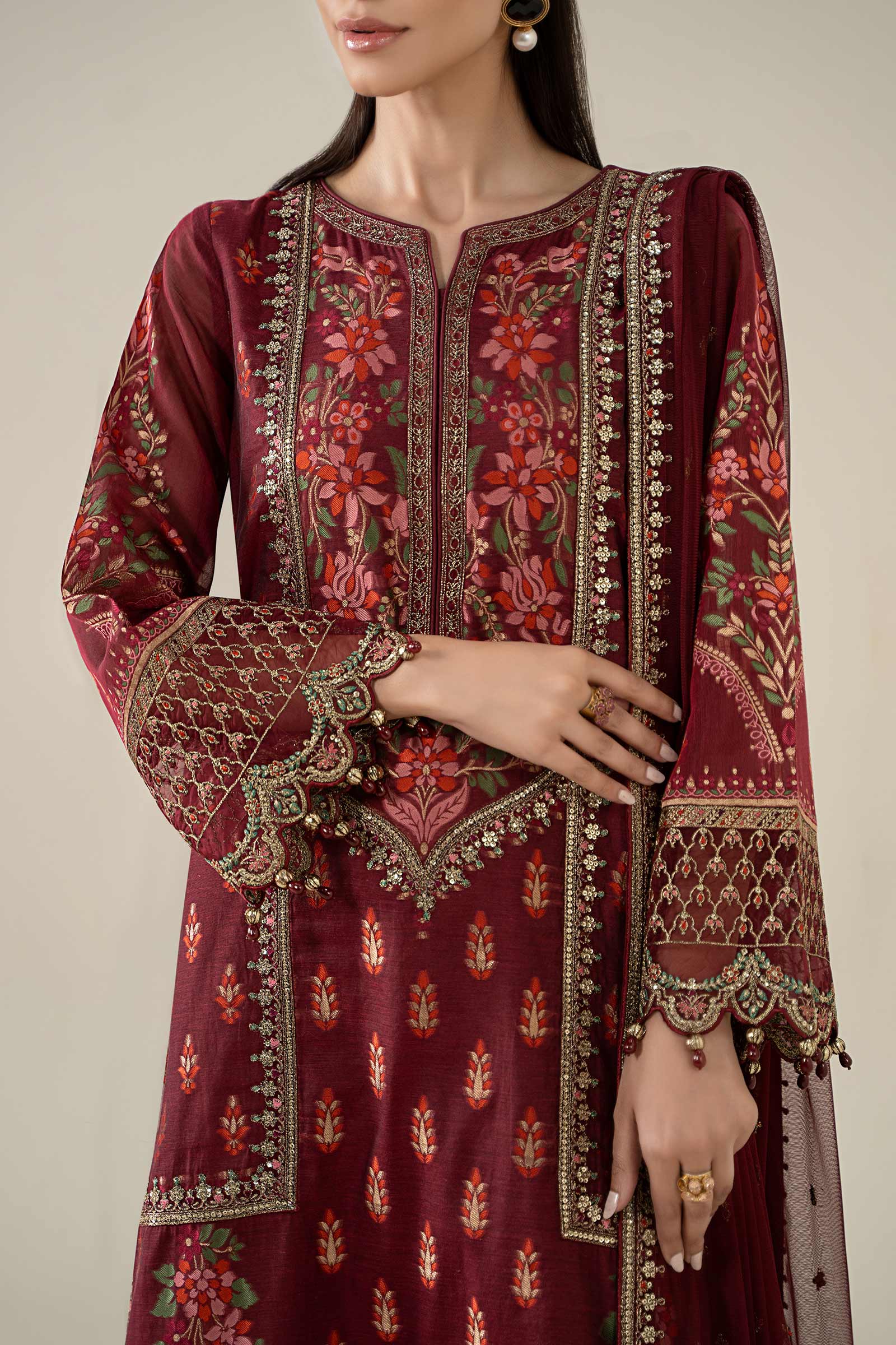Maria B | Pre Fall 25 | Jacquard Suit 21