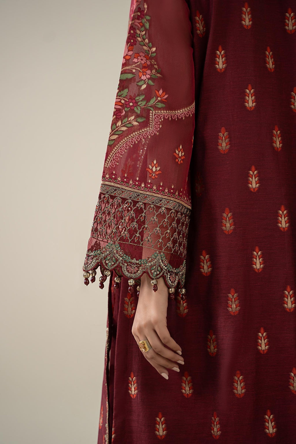 Maria B | Luxury Winter Pret 25 | DW-EA25-59-Red