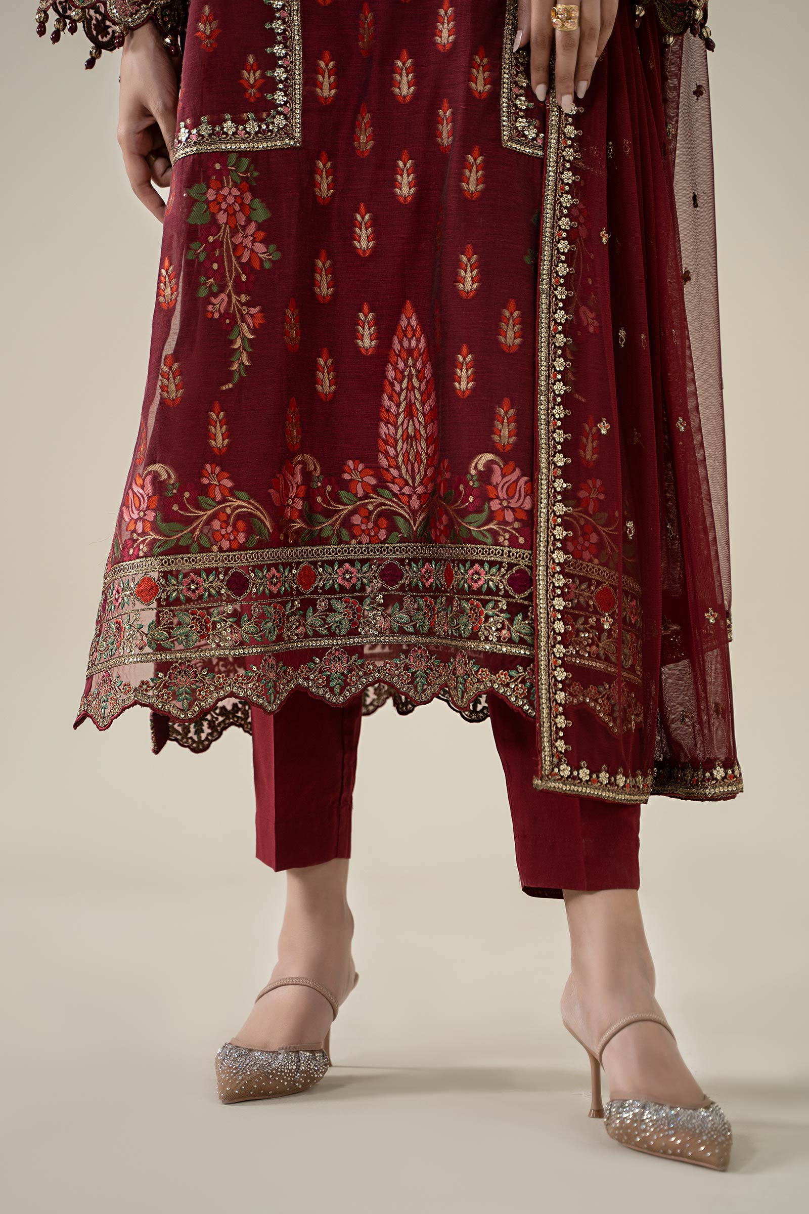Maria B | Luxury Winter Pret 25 | DW-EA25-59-Red