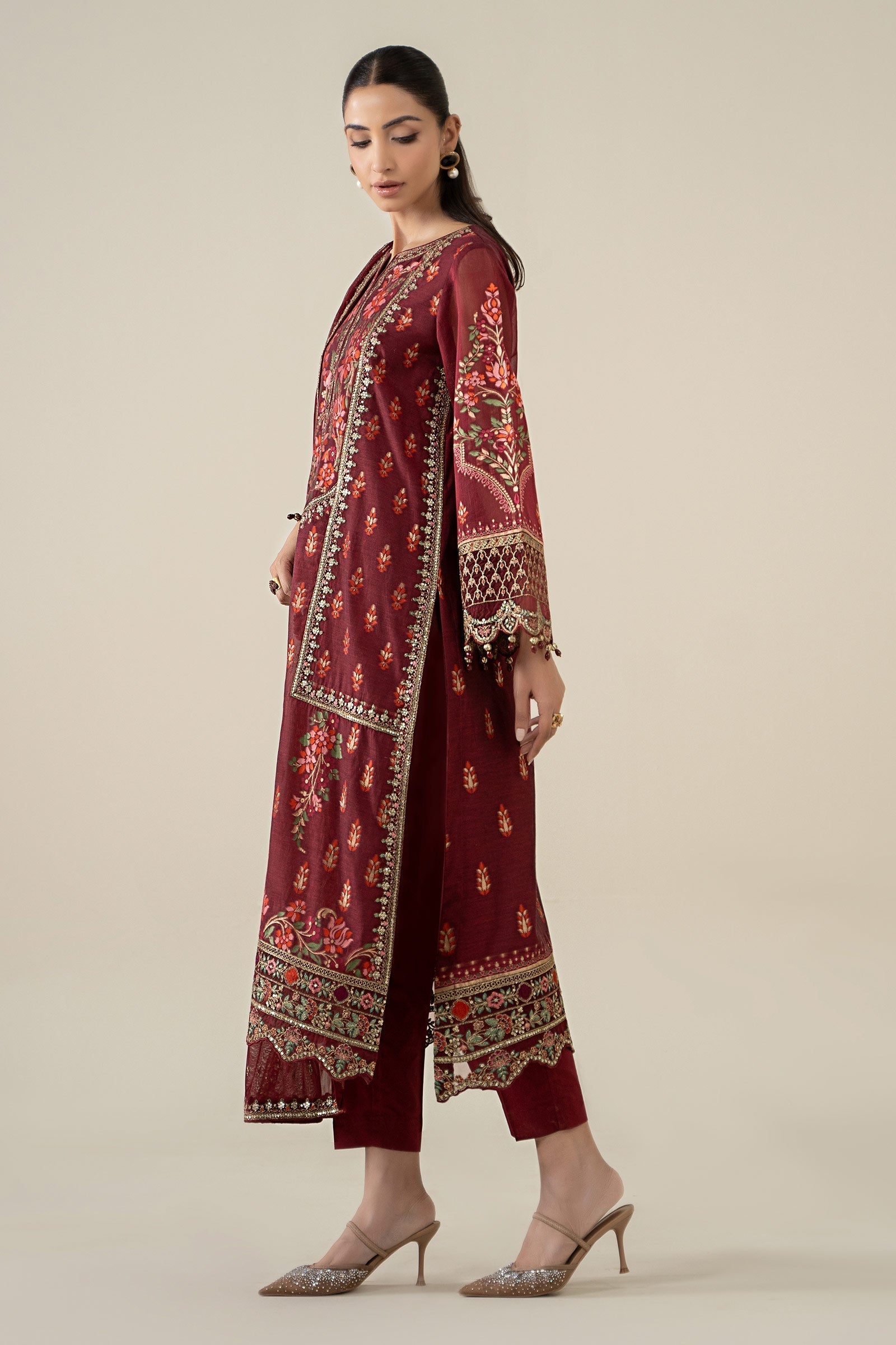 Maria B | Luxury Winter Pret 25 | DW-EA25-59-Red