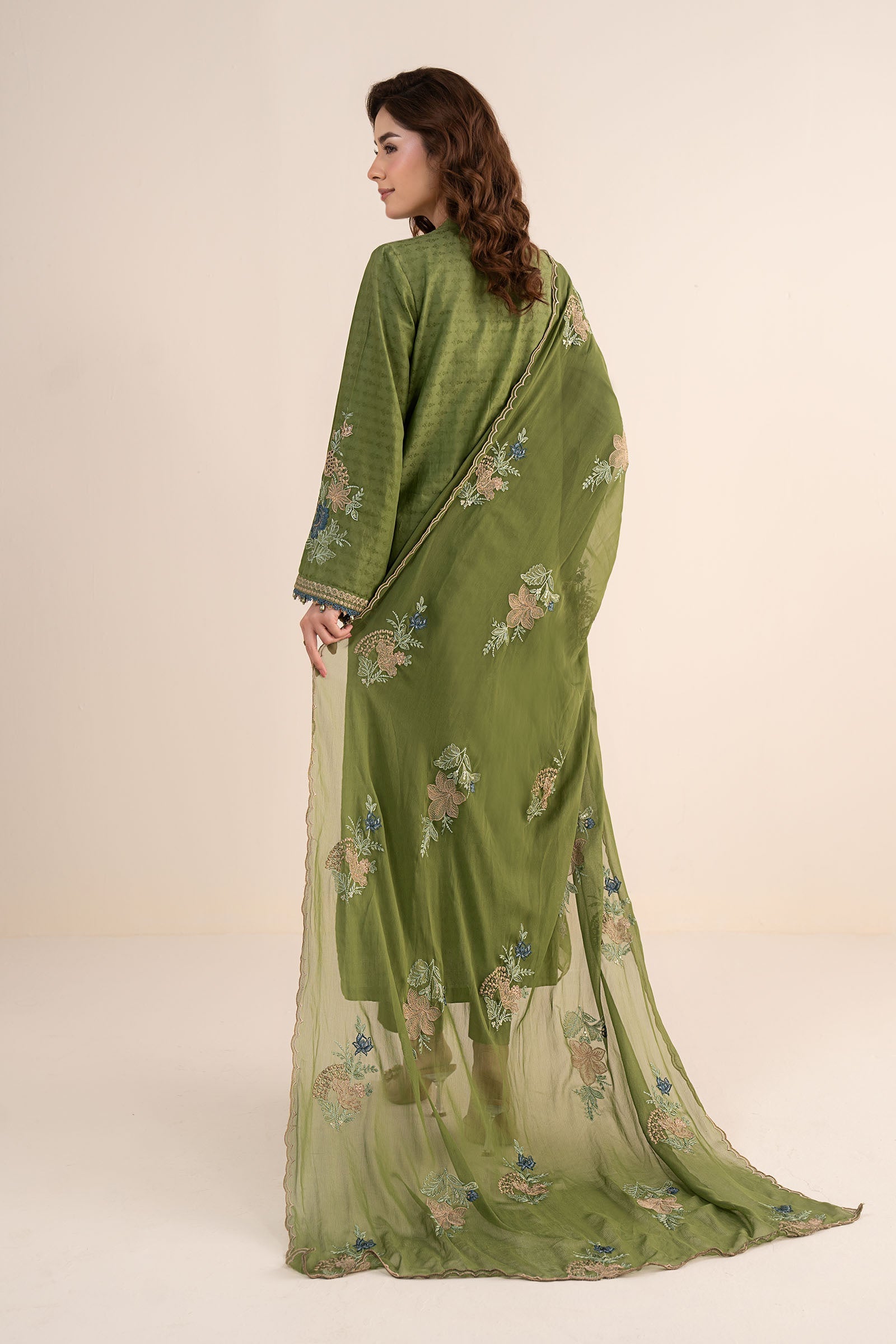 Maria B | Eid Collection 26 | 3 Piece Embroidered Dobby Jacquard Suit