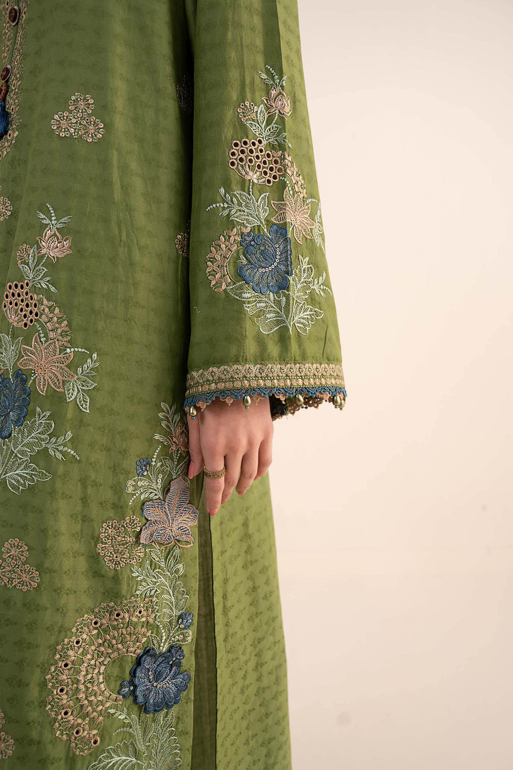 Maria B | Eid Collection 26 | 3 Piece Embroidered Dobby Jacquard Suit