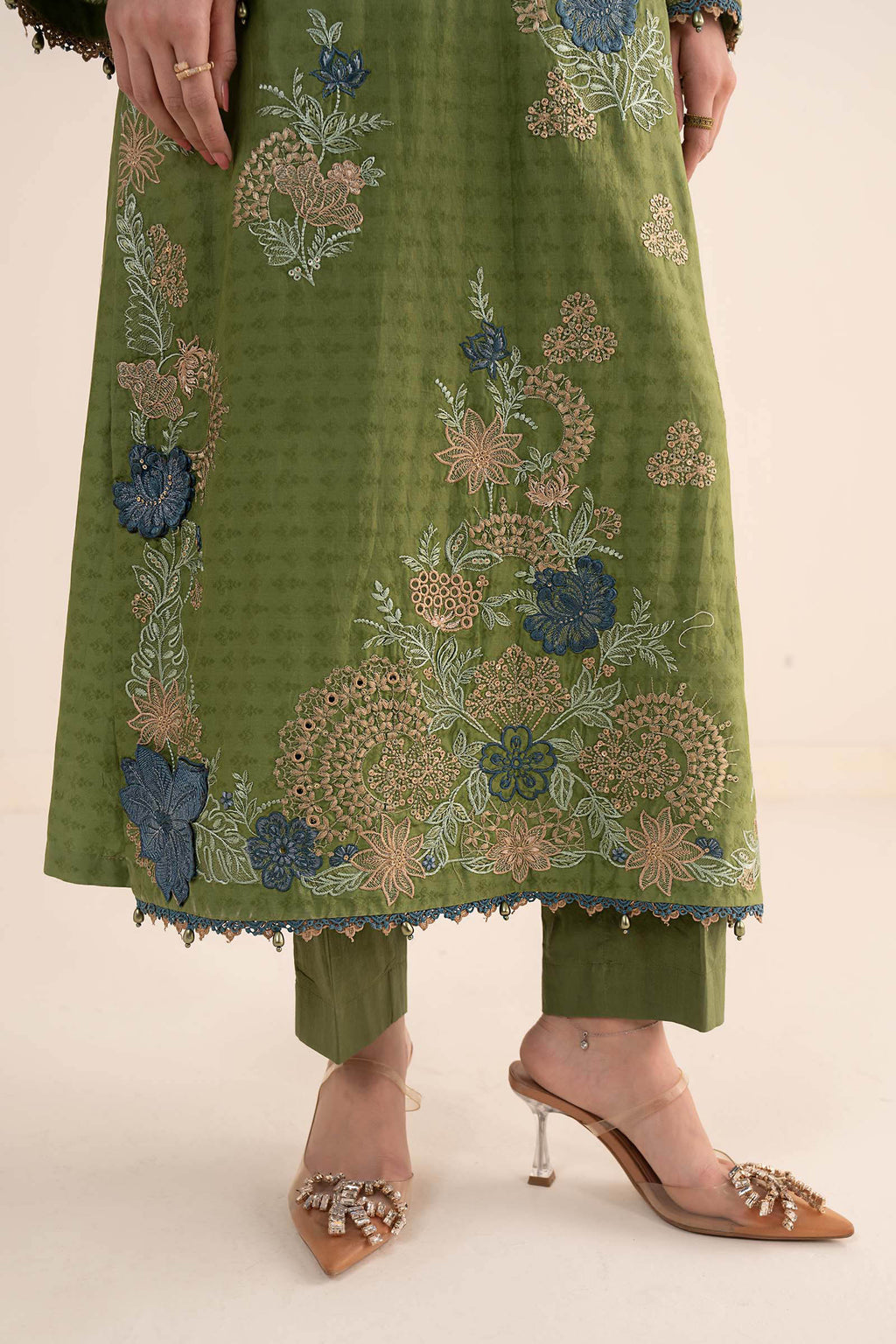 Maria B | Eid Collection 26 | 3 Piece Embroidered Dobby Jacquard Suit