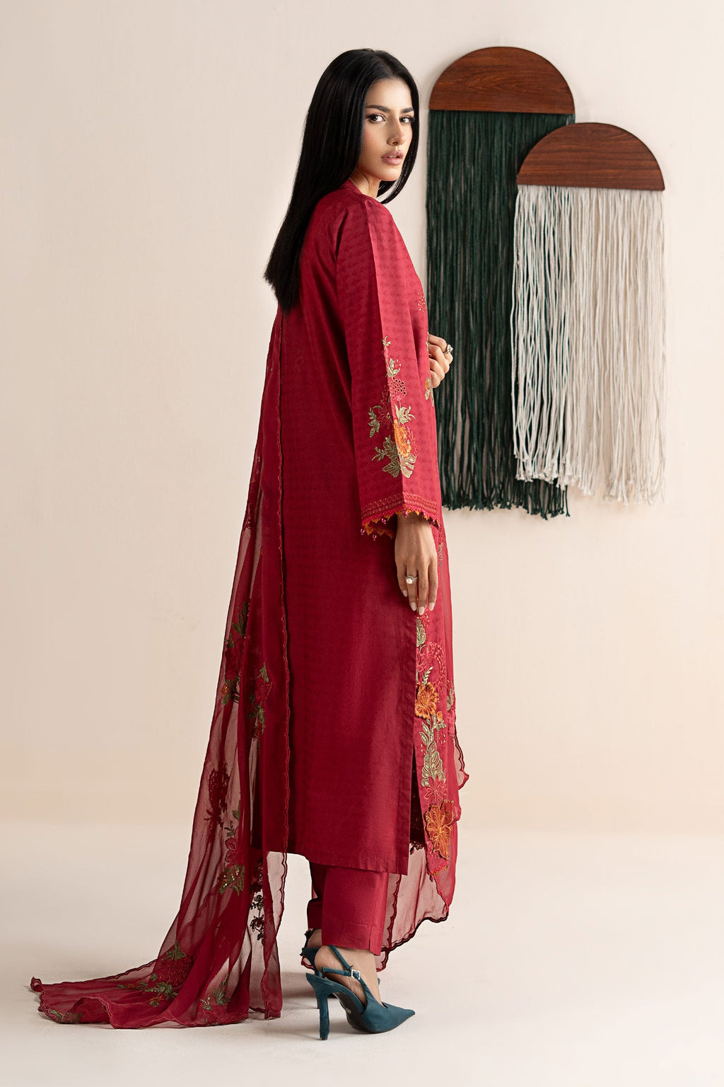 Maria B | Eid Collection 26 | 3 Piece Embroidered Dobby Jacquard Suit