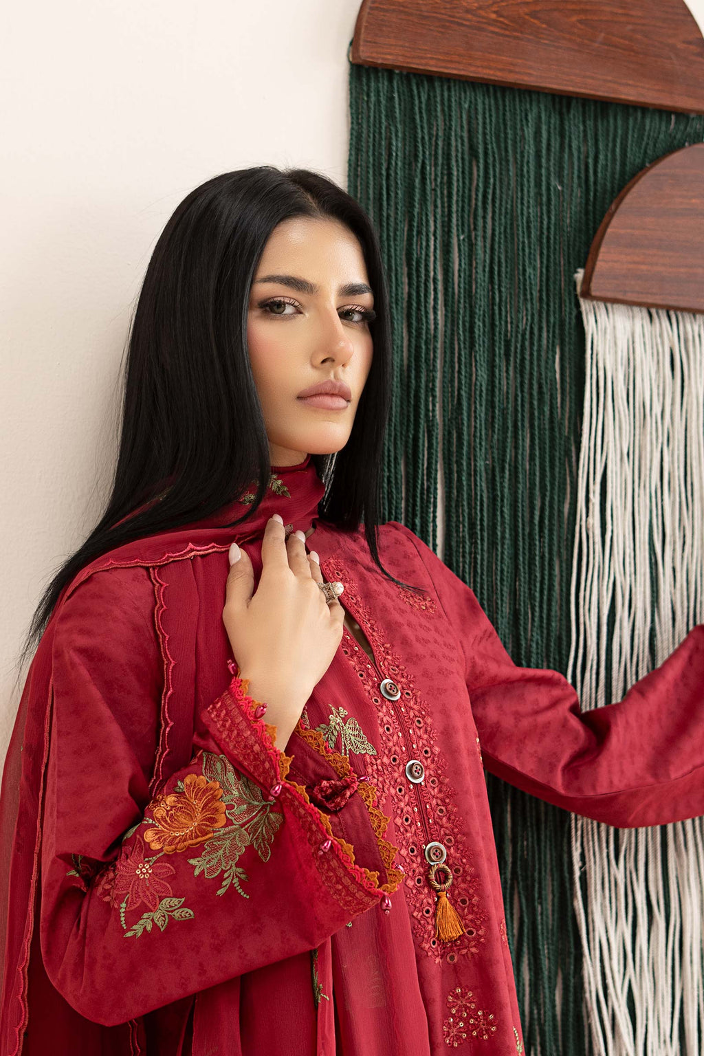 Maria B | Eid Collection 26 | 3 Piece Embroidered Dobby Jacquard Suit