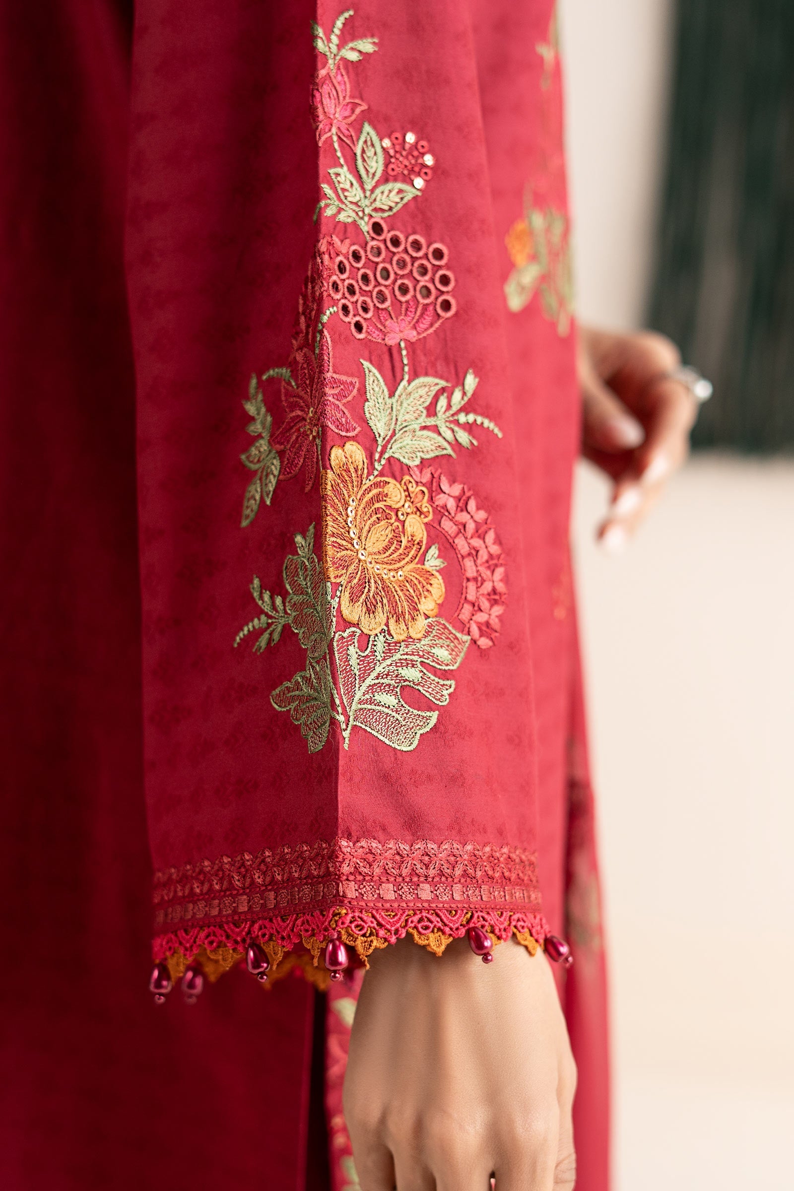 Maria B | Eid Collection 26 | 3 Piece Embroidered Dobby Jacquard Suit