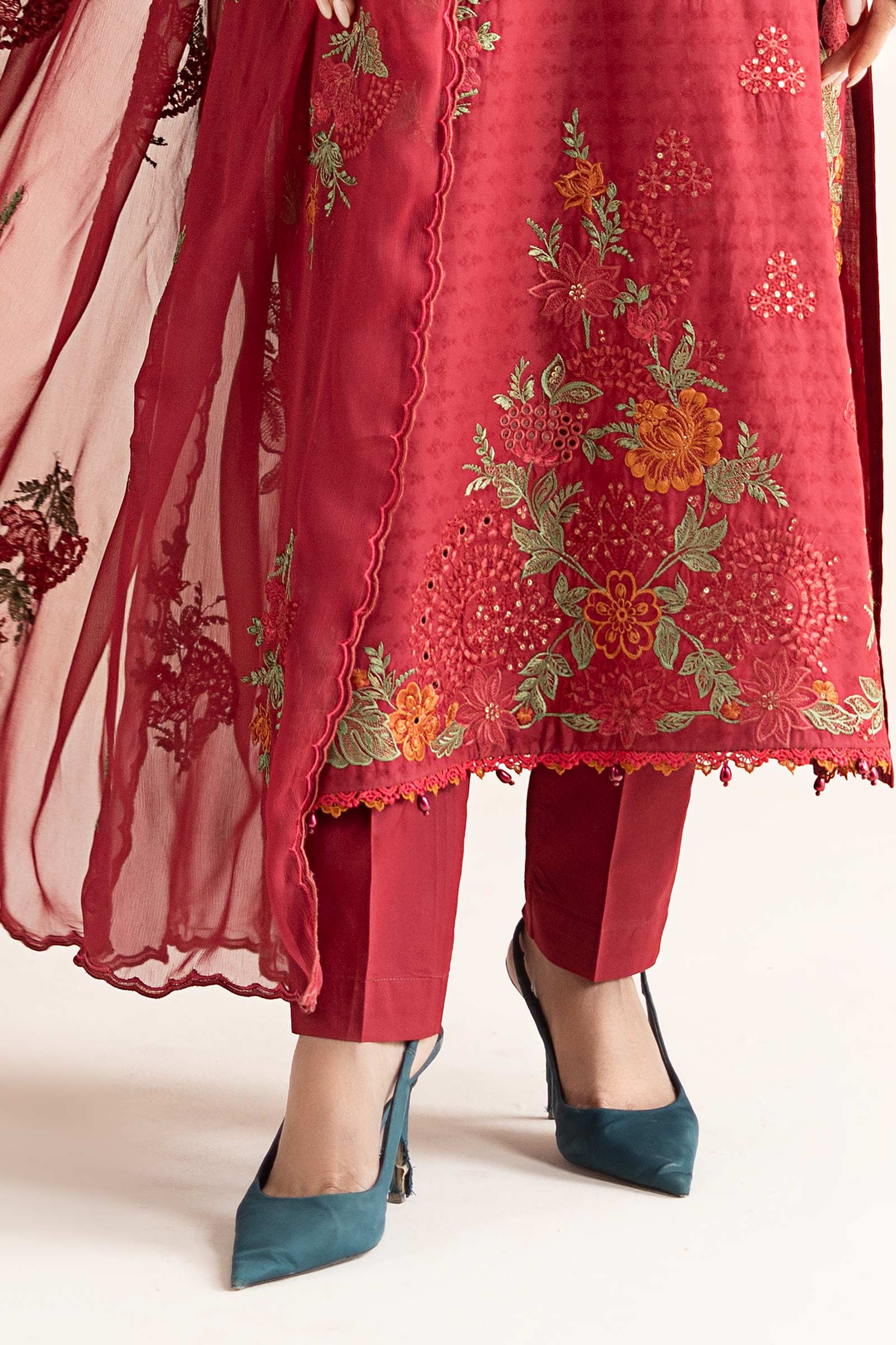Maria B | Eid Collection 26 | 3 Piece Embroidered Dobby Jacquard Suit