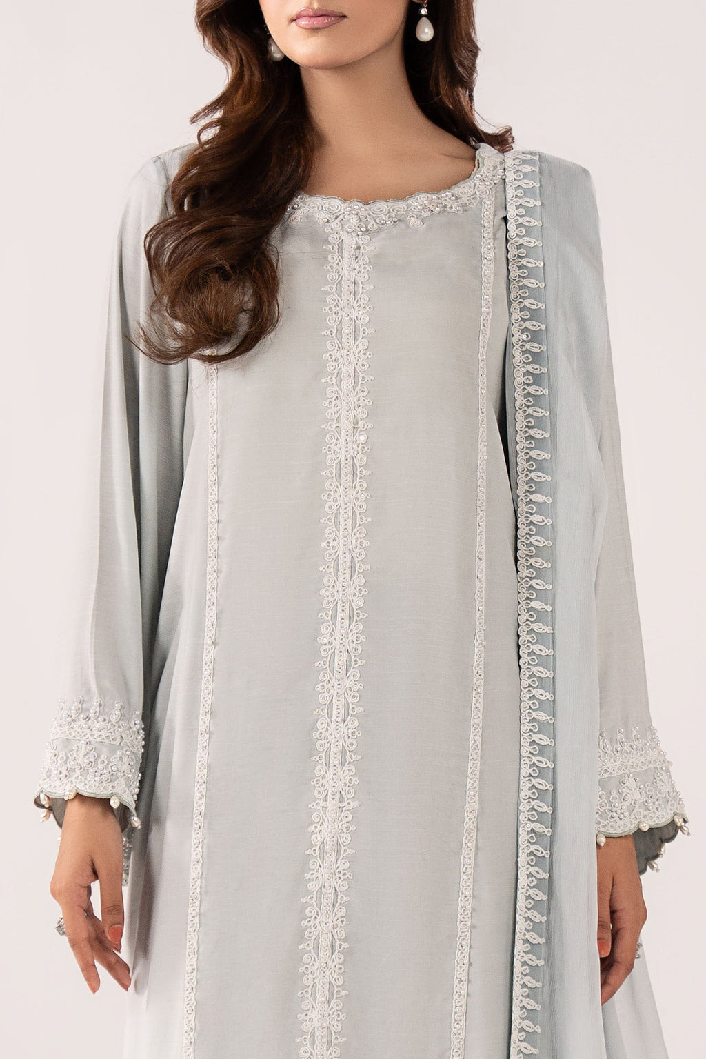 Maria B | Eid Collection 26 | 3 Piece Embroidered Raw Silk Suit