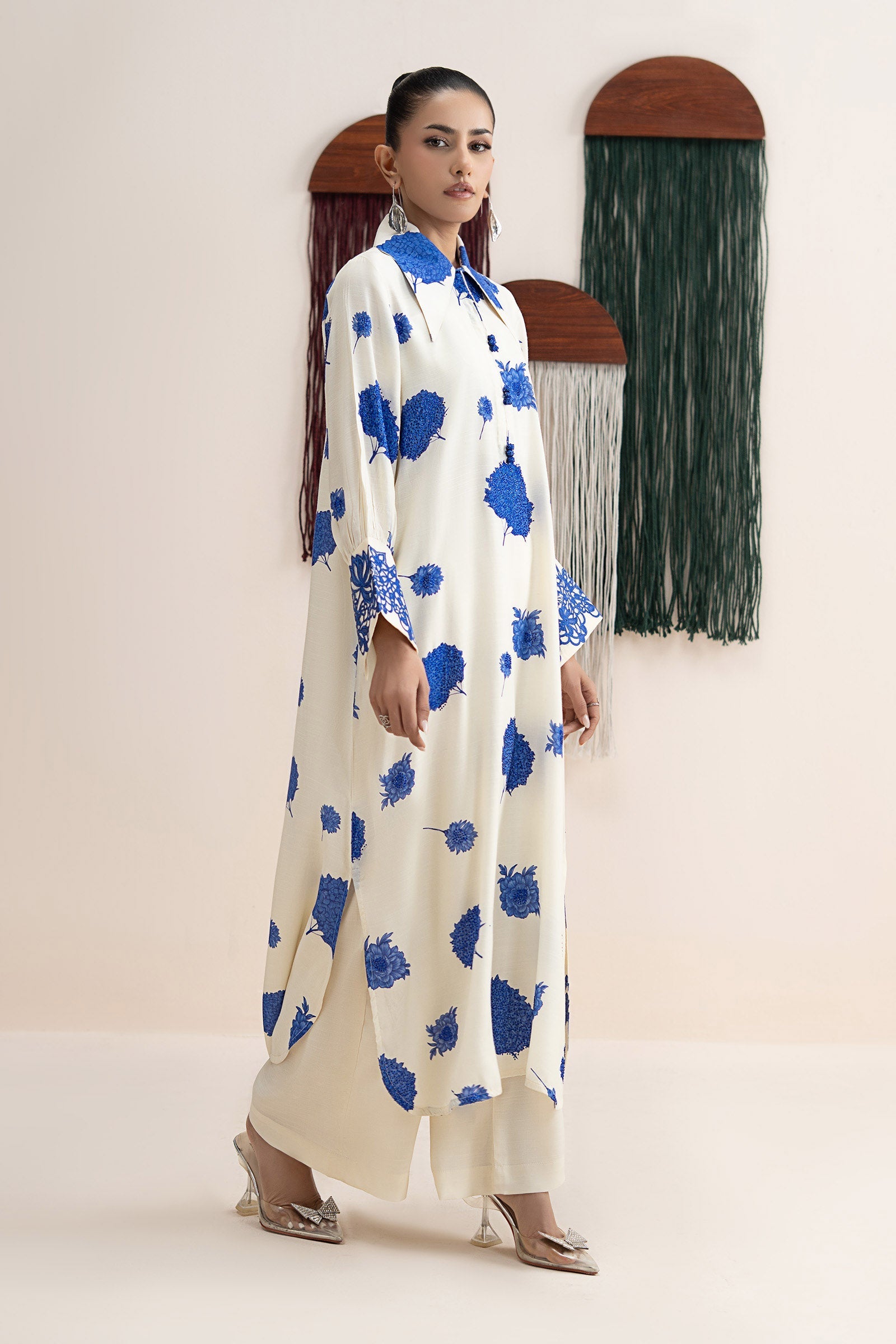 Maria B | Eid Collection 26 | 2 Piece Embroidered Raw Silk Suit