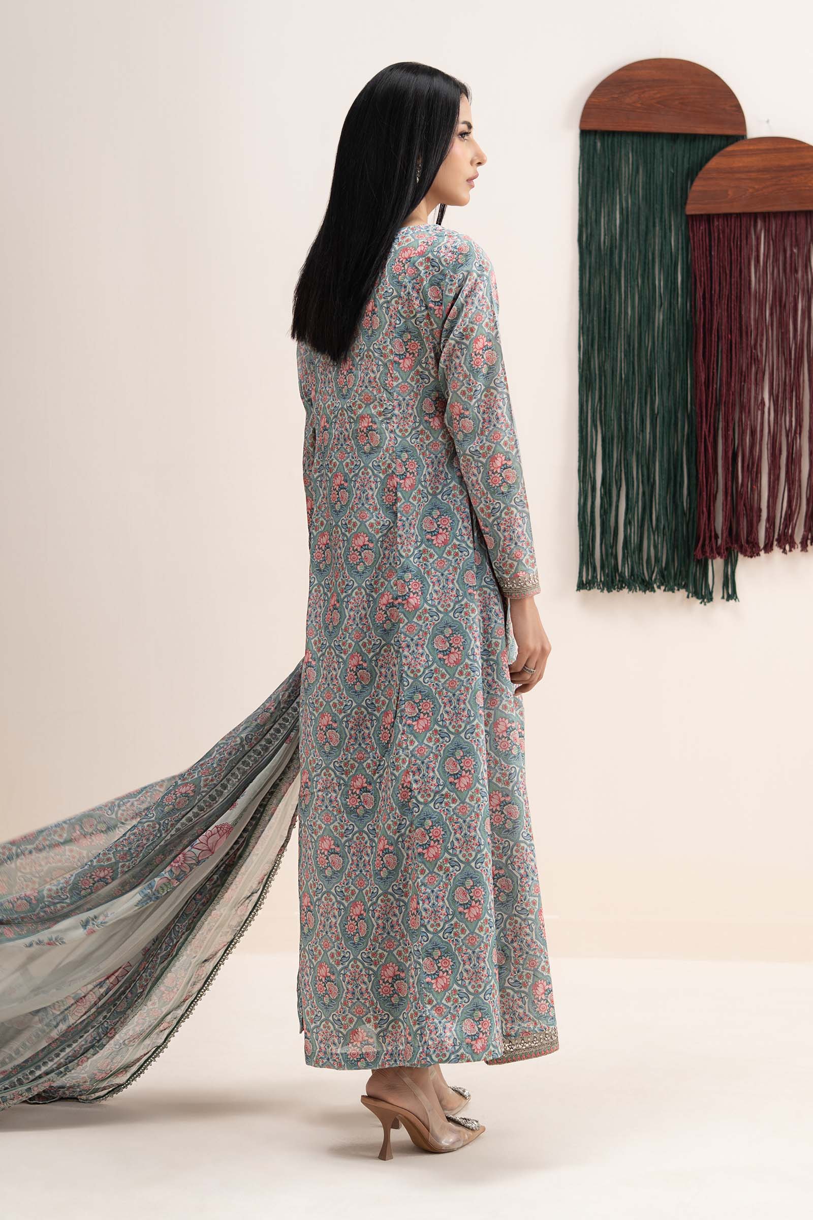 Maria B | Eid Collection 26 | 3 Piece Embroidered Lawn SuitMaria B | Eid Collection 26 | 3 Piece Embroidered Lawn Suit