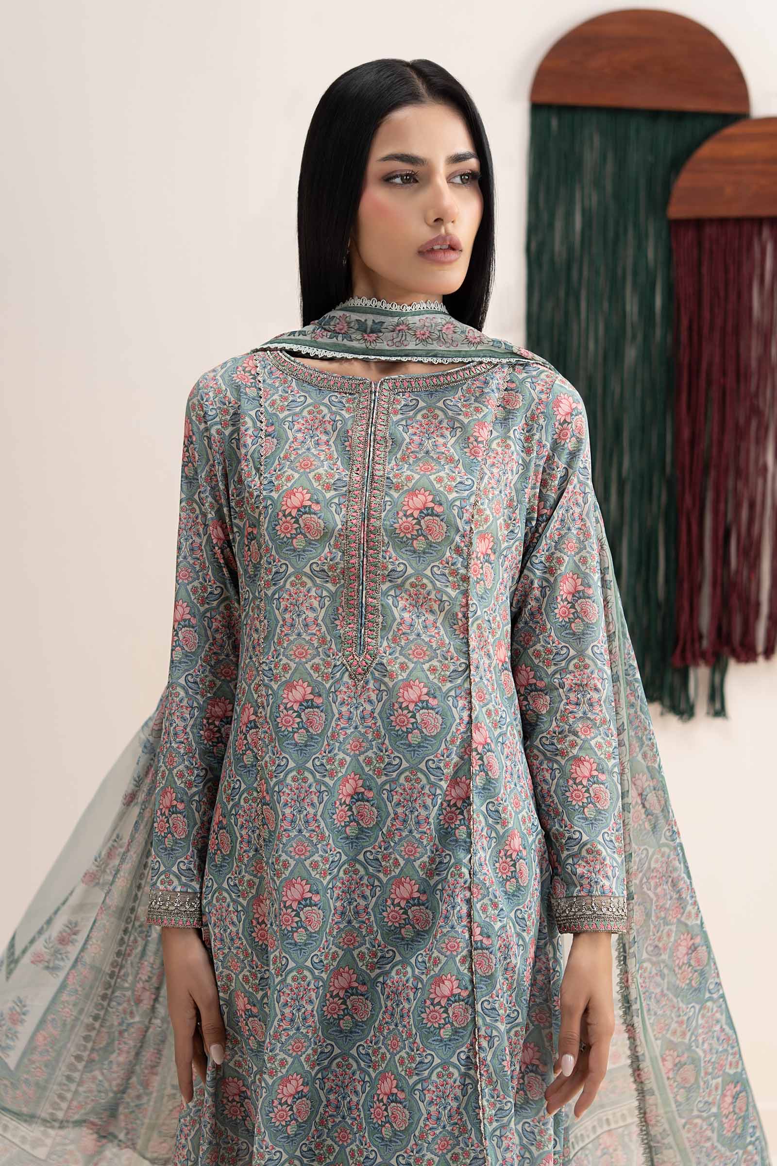 Maria B | Eid Collection 26 | 3 Piece Embroidered Lawn SuitMaria B | Eid Collection 26 | 3 Piece Embroidered Lawn Suit