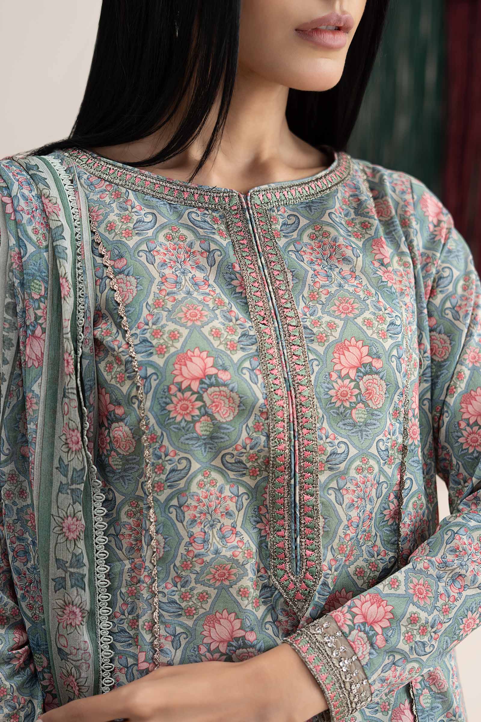 Maria B | Eid Collection 26 | 3 Piece Embroidered Lawn SuitMaria B | Eid Collection 26 | 3 Piece Embroidered Lawn Suit