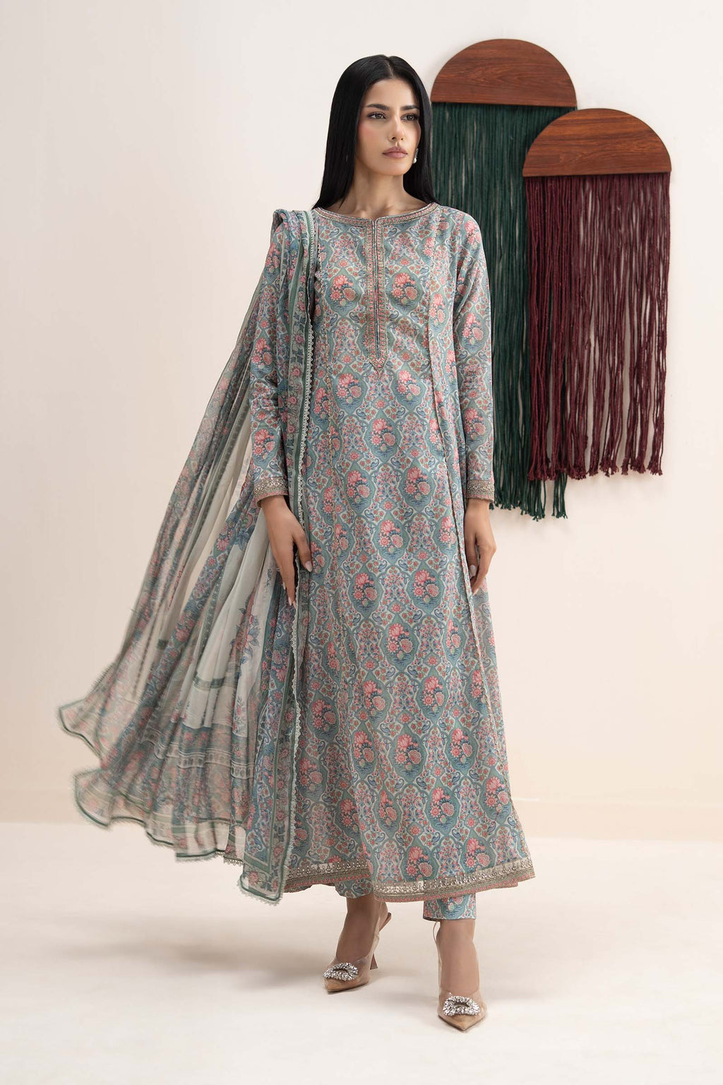 Maria B | Eid Collection 26 | 3 Piece Embroidered Lawn SuitMaria B | Eid Collection 26 | 3 Piece Embroidered Lawn Suit