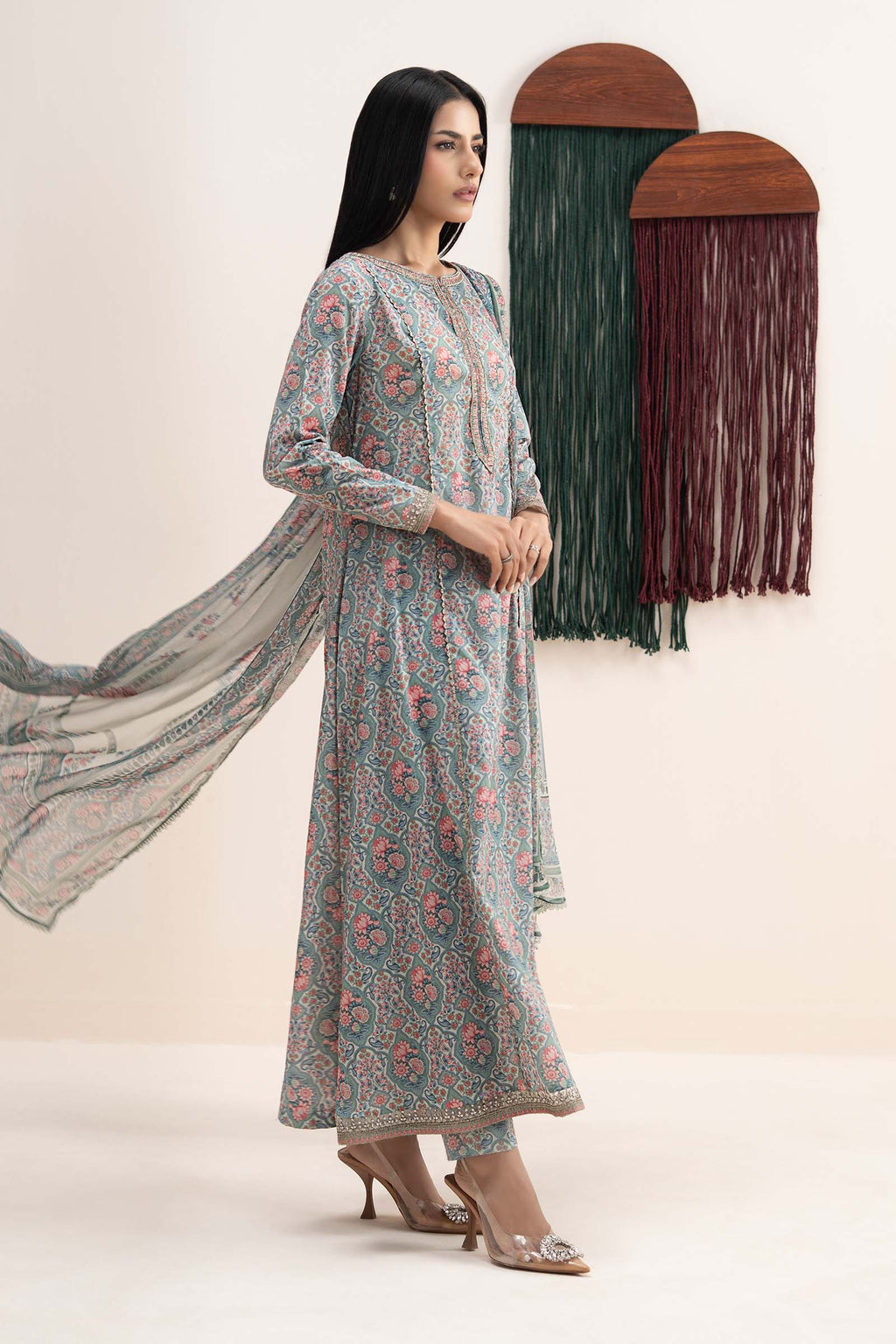 Maria B | Eid Collection 26 | 3 Piece Embroidered Lawn SuitMaria B | Eid Collection 26 | 3 Piece Embroidered Lawn Suit