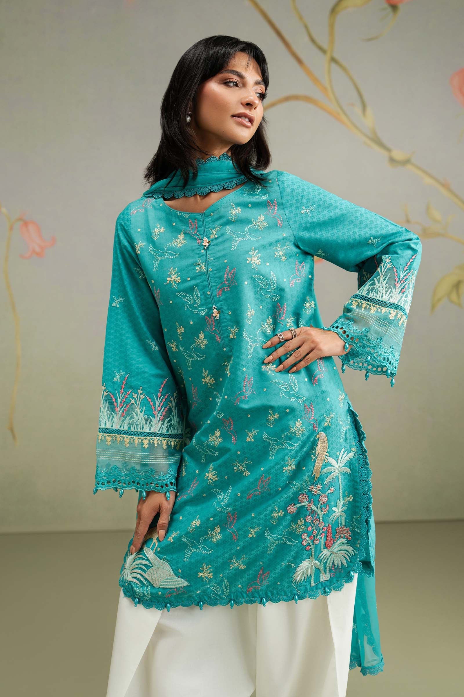 Maria B | Eid Collection 26 | 3 Piece Embroidered Dobby Lawn Suit