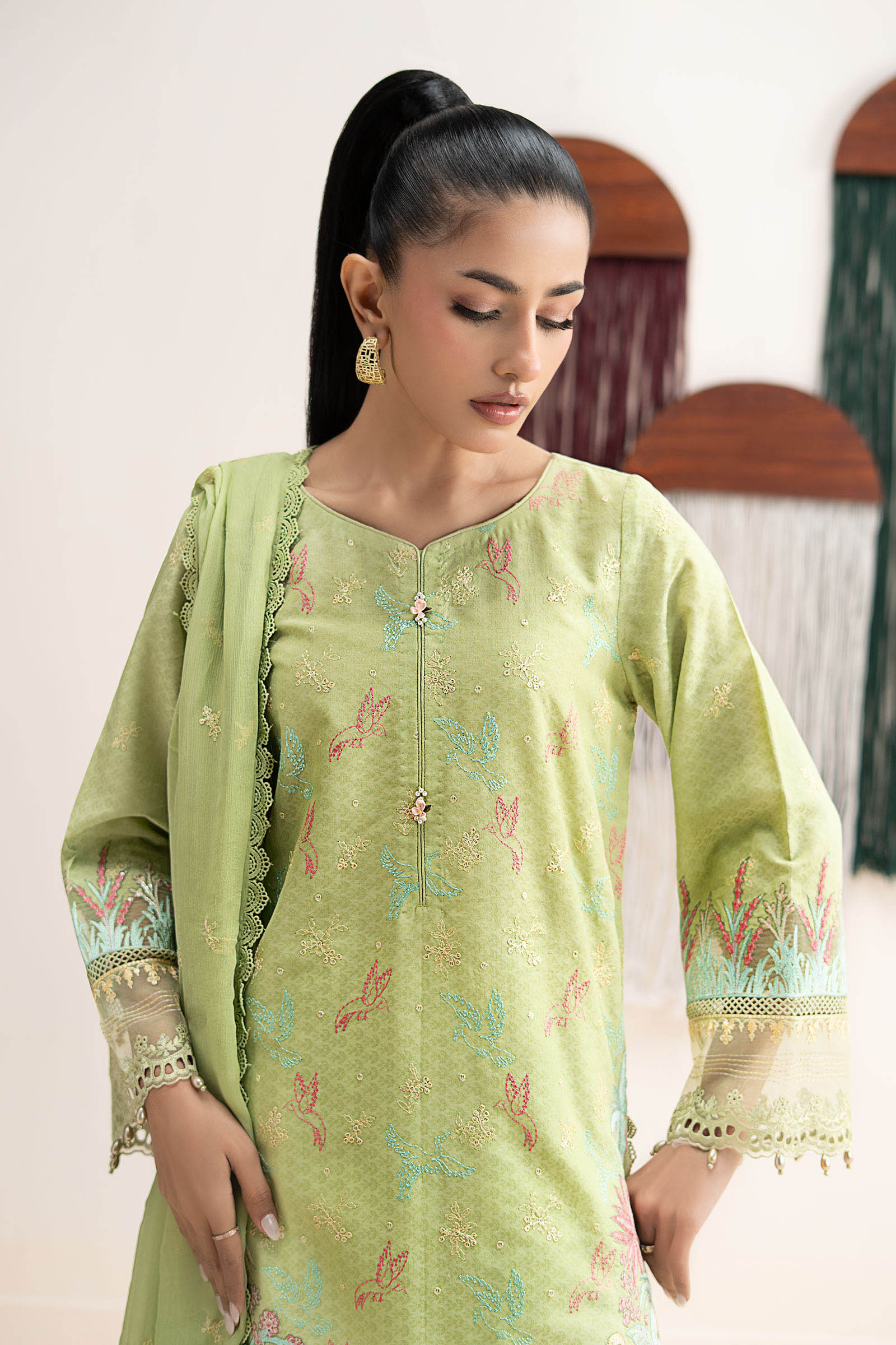 Maria B | Eid Collection 26 | 3 Piece Embroidered Dobby Lawn Suit