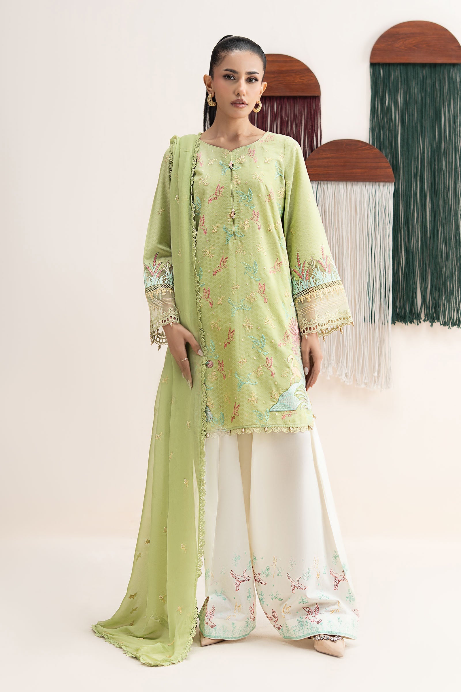 Maria B | Eid Collection 26 | 3 Piece Embroidered Dobby Lawn Suit