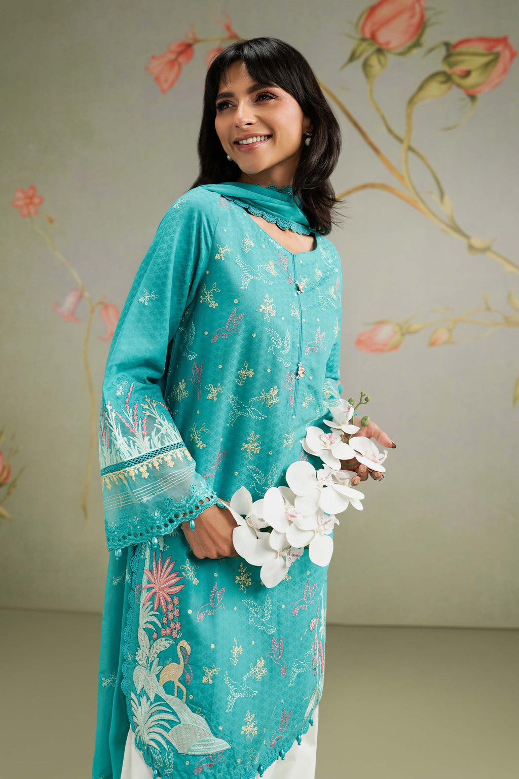 Maria B | Eid Collection 26 | 3 Piece Embroidered Dobby Lawn Suit