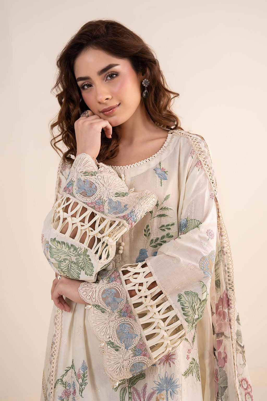 Maria B | Eid Collection 26 | 3 Piece Embroidered Dobby Lawn Suit