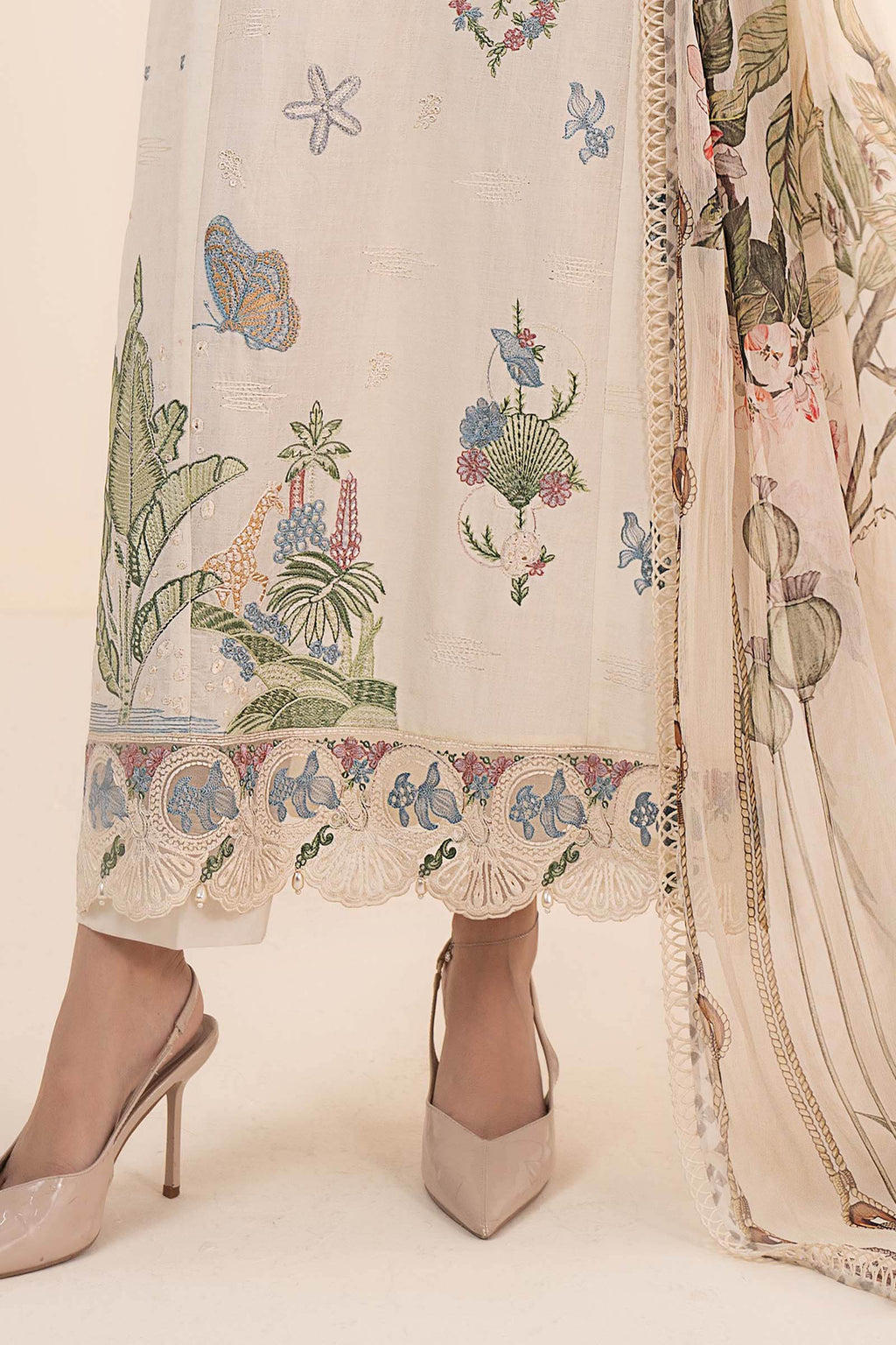 Maria B | Eid Collection 26 | 3 Piece Embroidered Dobby Lawn Suit