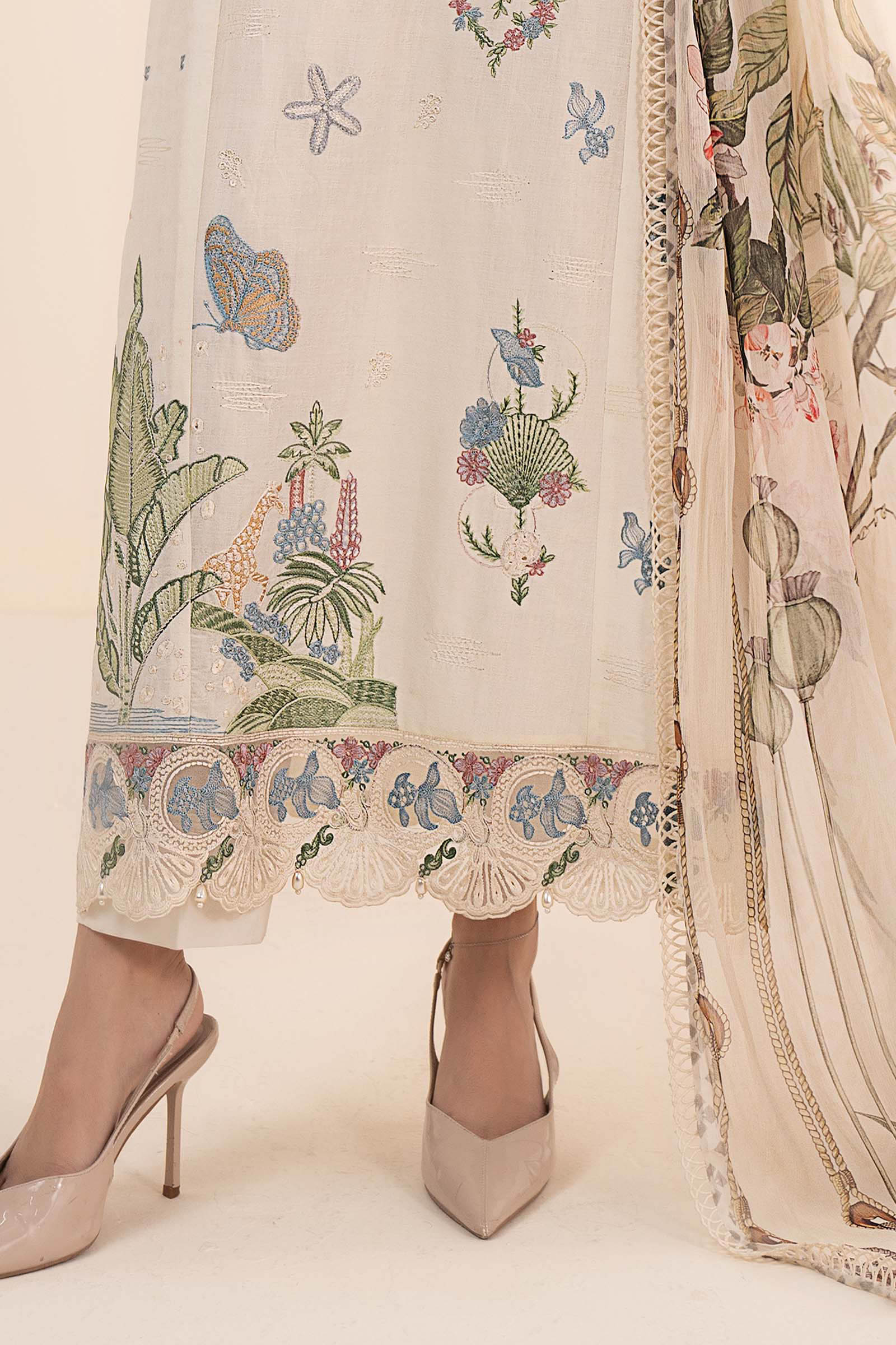 Maria B | Eid Collection 26 | 3 Piece Embroidered Dobby Lawn Suit