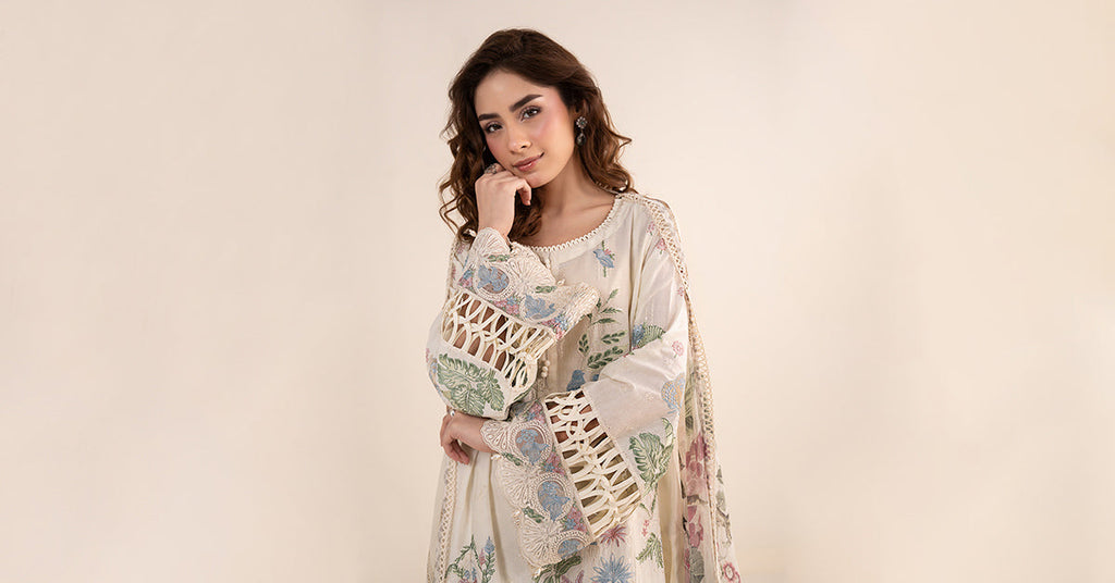 Maria B | Eid Collection 26 | 3 Piece Embroidered Dobby Lawn Suit