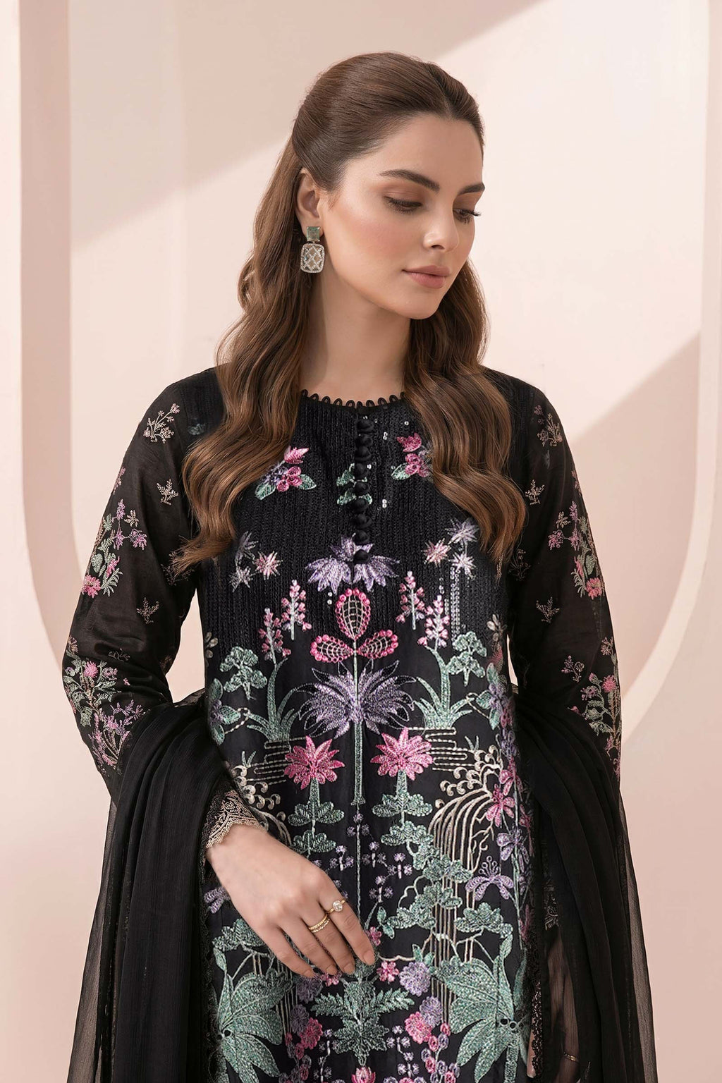 Maria B | Eid Collection 26 | 3 Piece Embroidered Dobby Jacquard Suit