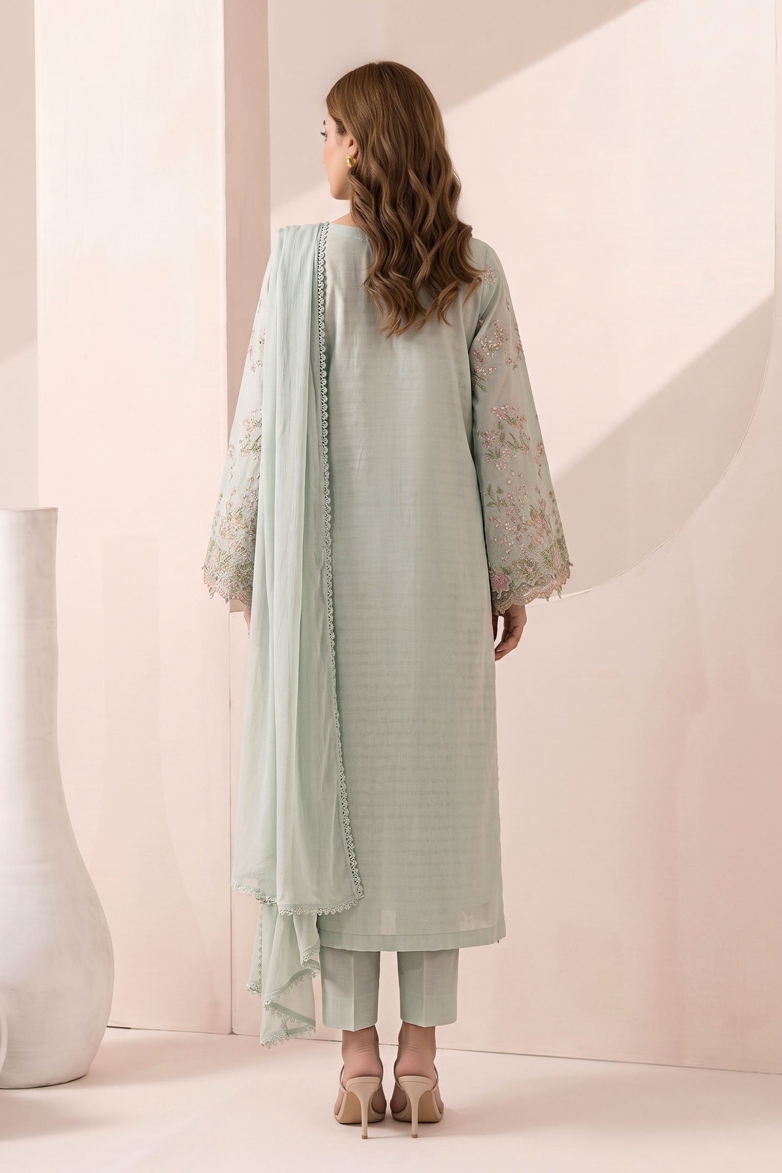 Maria B | Eid Collection 26 | 3 Piece Embroidered Dobby Jacquard Suit