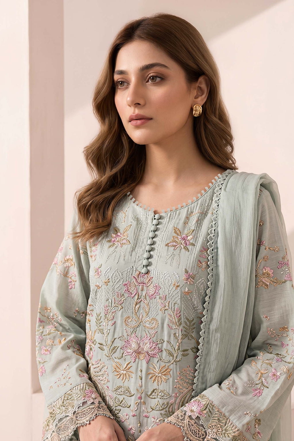 Maria B | Eid Collection 26 | 3 Piece Embroidered Dobby Jacquard Suit