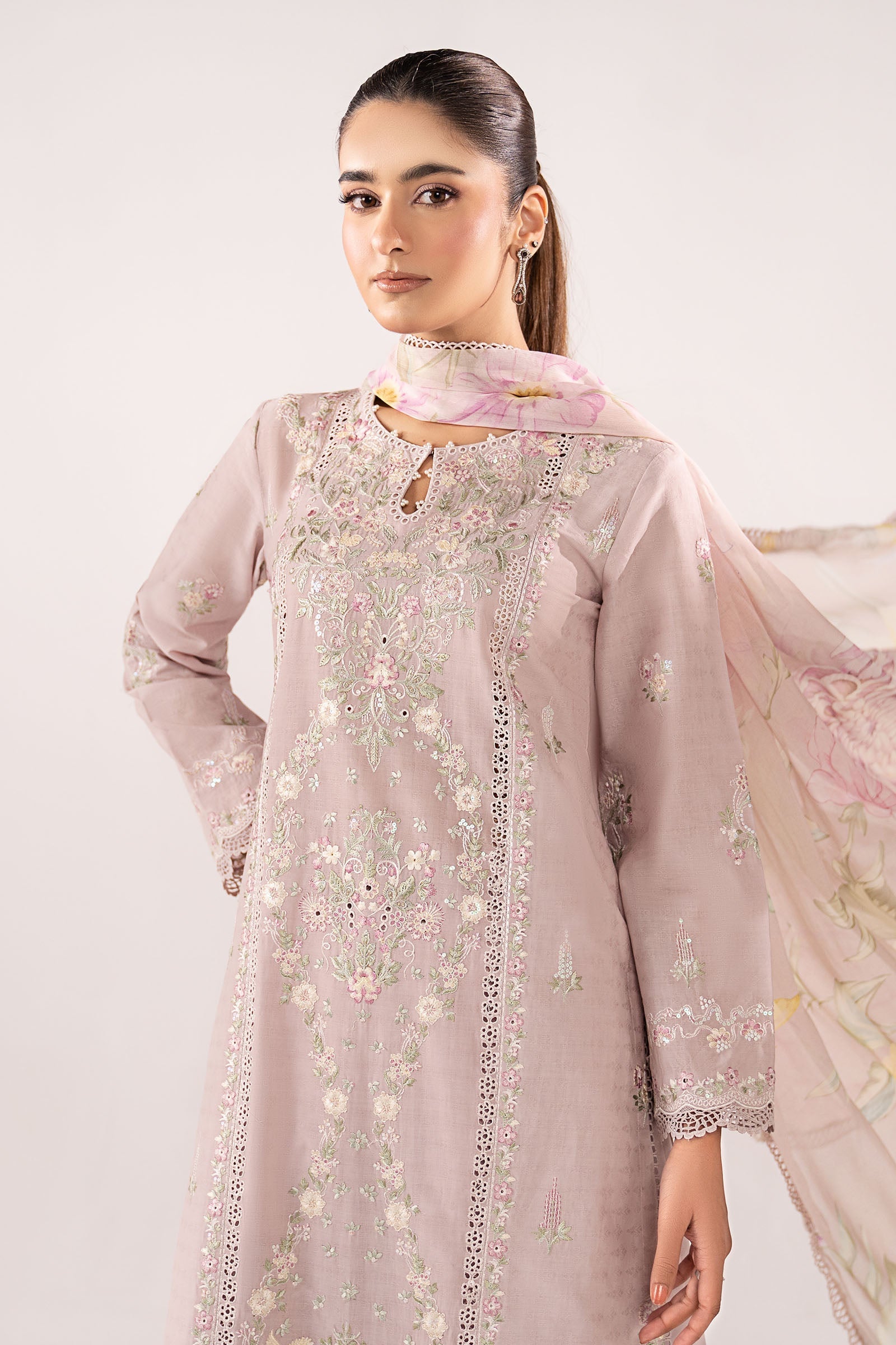 Maria B | Eid Collection 26 | 3 Piece Embroidered Dobby Jacquard Suit