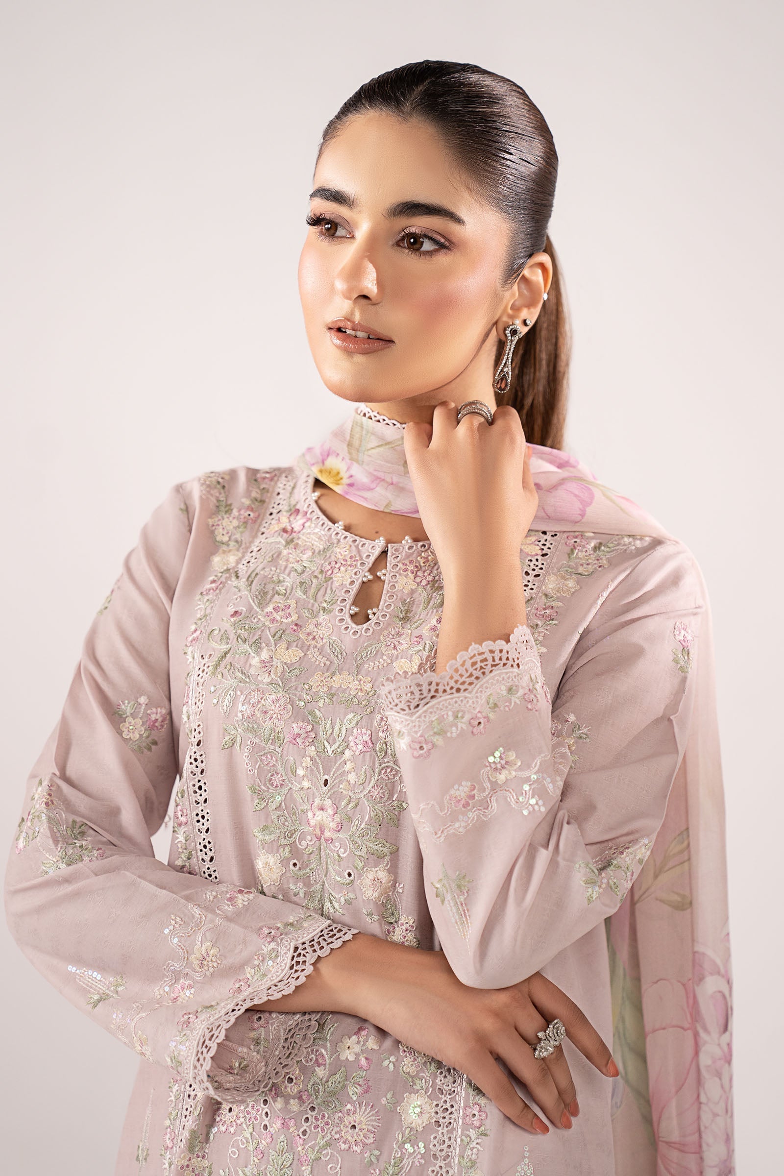 Maria B | Eid Collection 26 | 3 Piece Embroidered Dobby Jacquard Suit