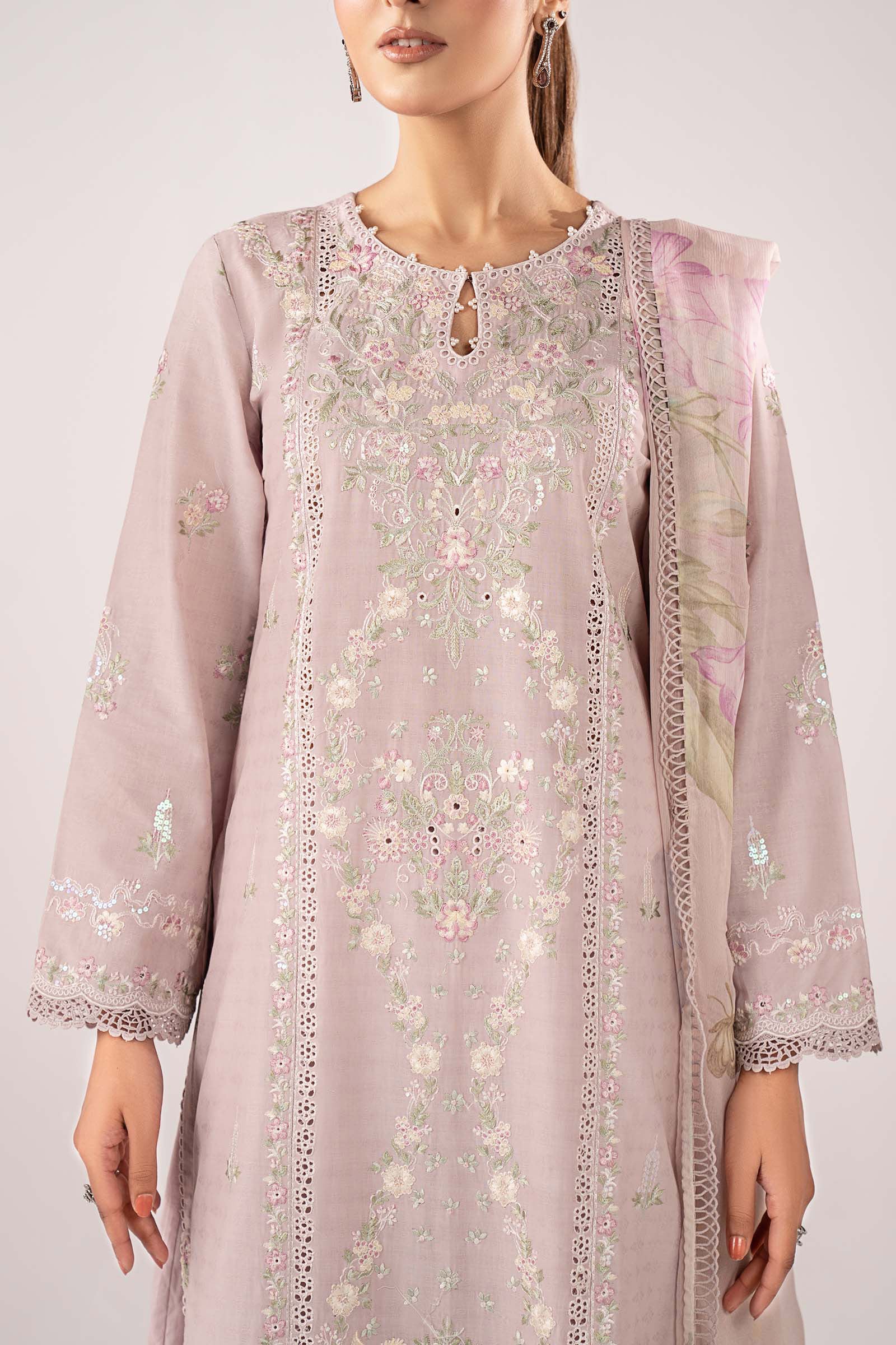 Maria B | Eid Collection 26 | 3 Piece Embroidered Dobby Jacquard Suit