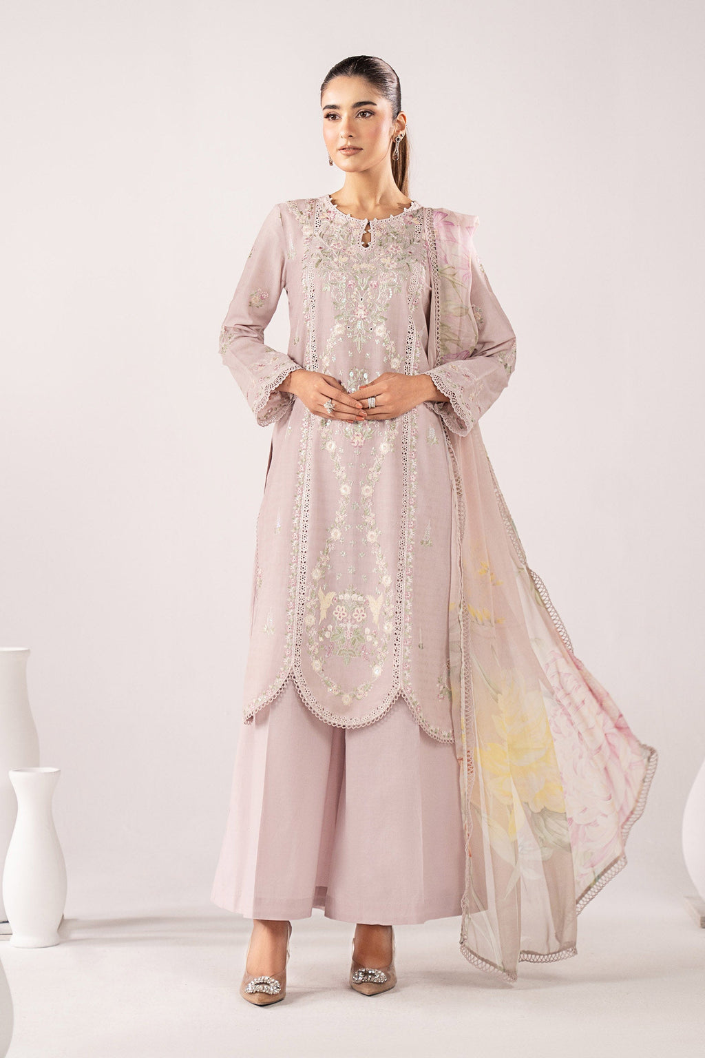Maria B | Eid Collection 26 | 3 Piece Embroidered Dobby Jacquard Suit