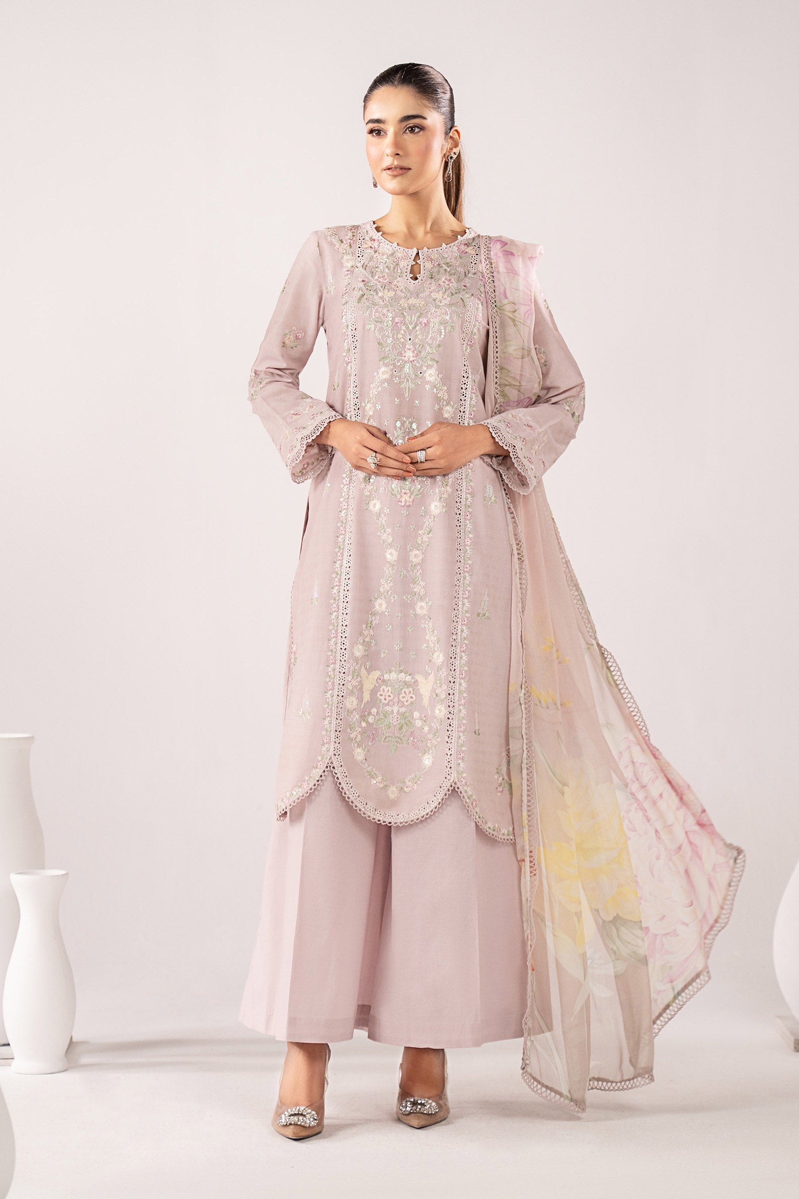 Maria B | Eid Collection 26 | 3 Piece Embroidered Dobby Jacquard Suit