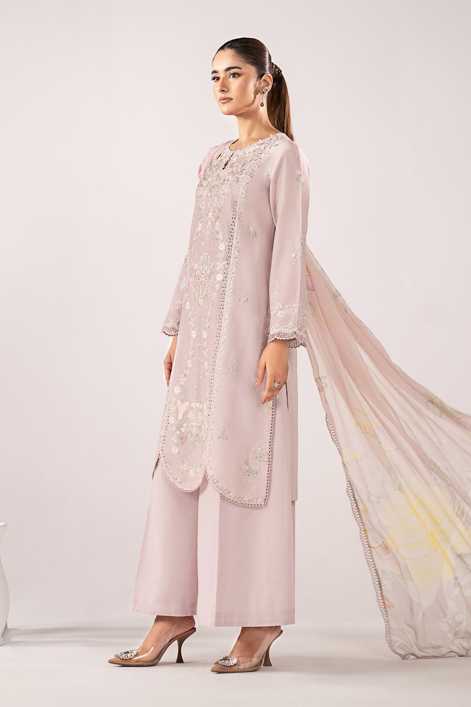 Maria B | Eid Collection 26 | 3 Piece Embroidered Dobby Jacquard Suit
