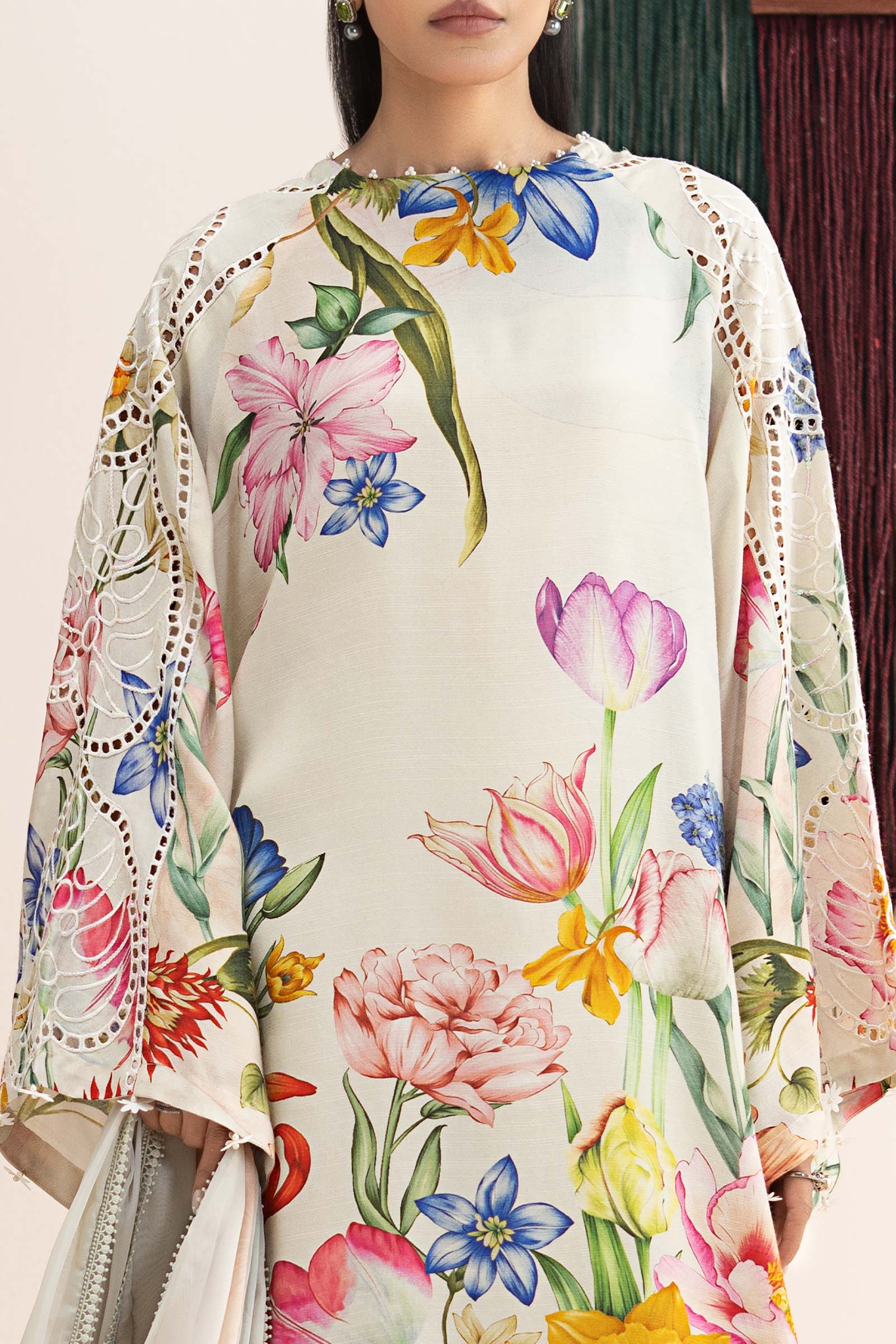 Maria B | Eid Collection 26 | 3 Piece Embroidered Raw Silk Suit