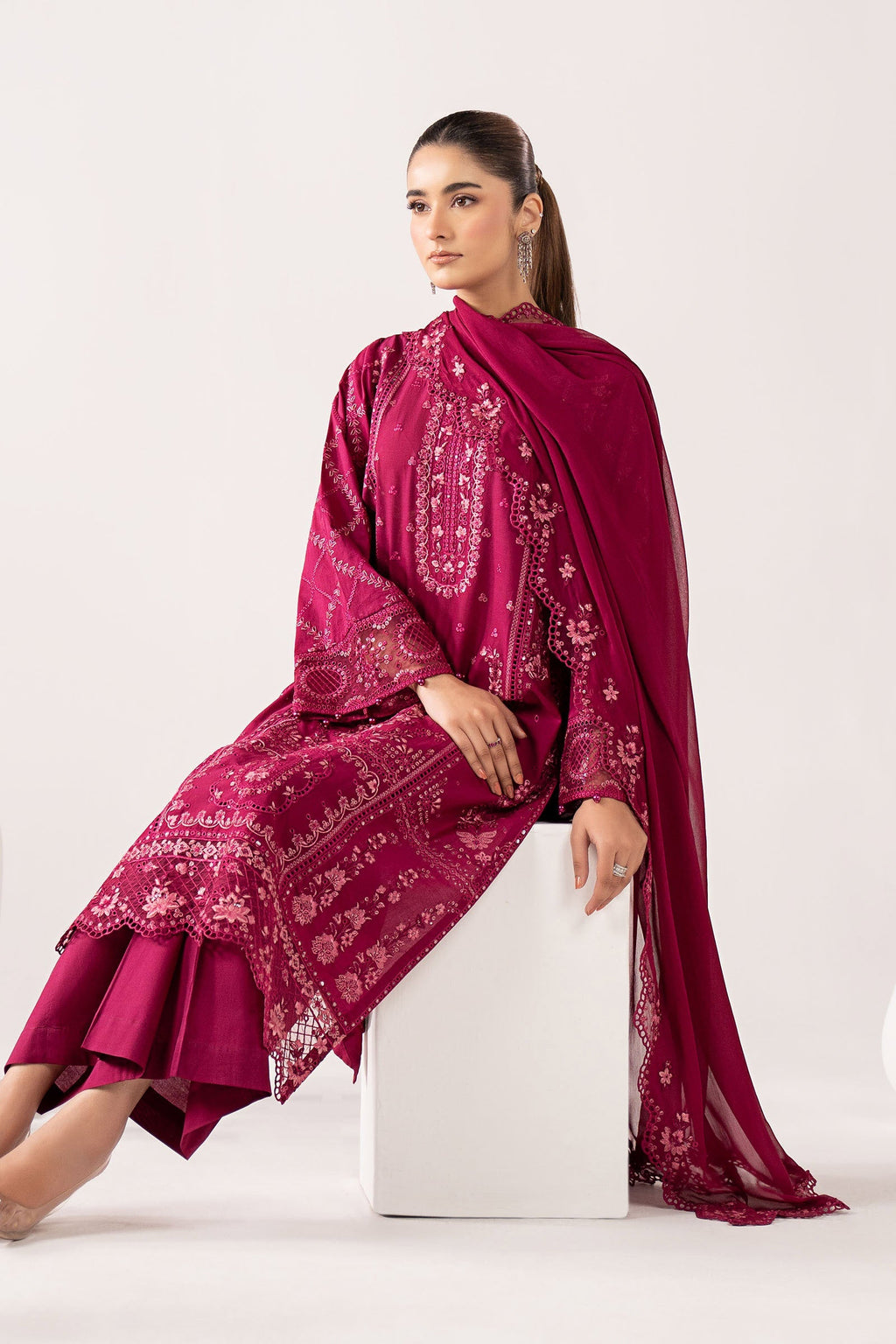 Maria B | Eid Collection 26 | 3 Piece Embroidered Lawn Suit