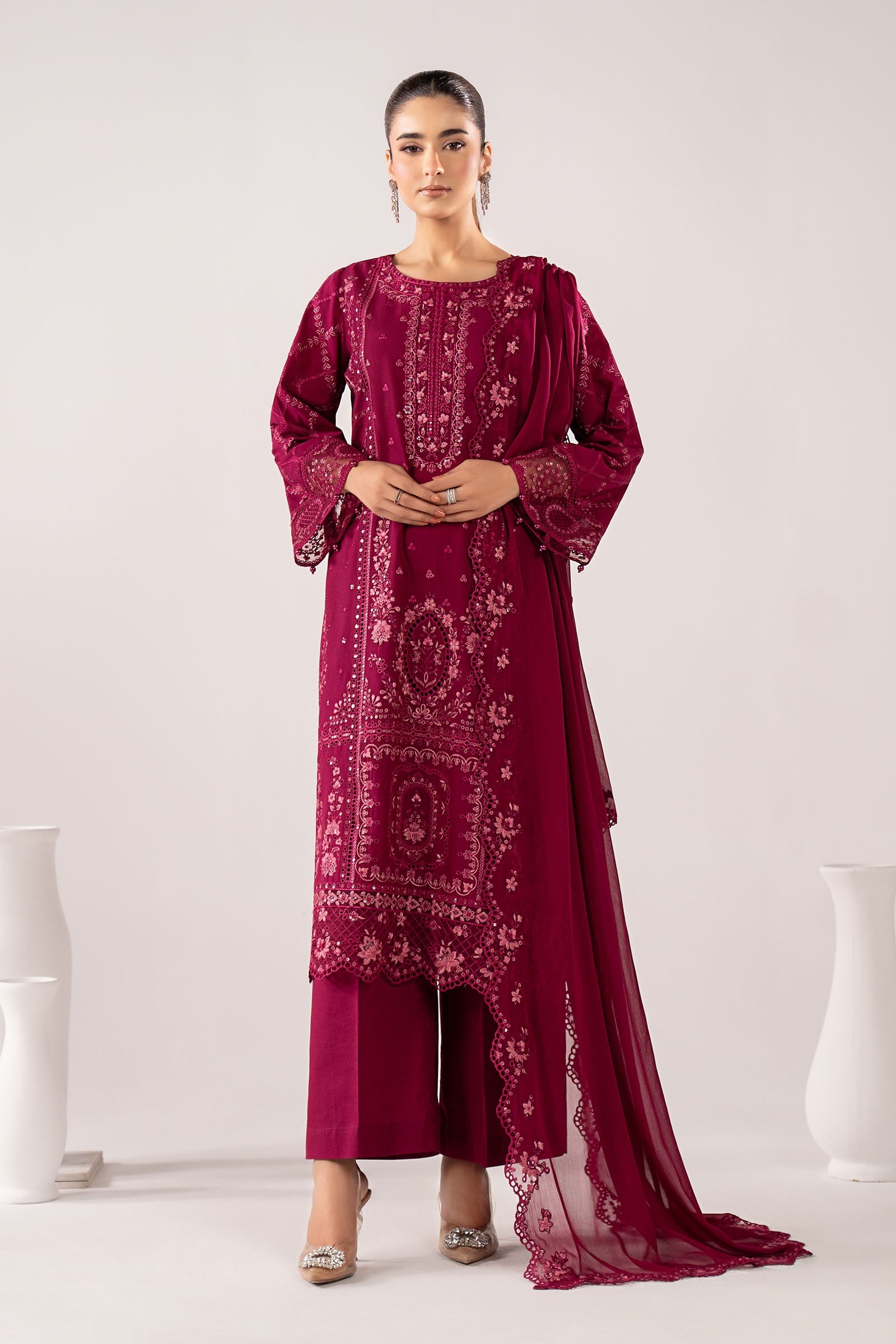 Maria B | Eid Collection 26 | 3 Piece Embroidered Lawn Suit