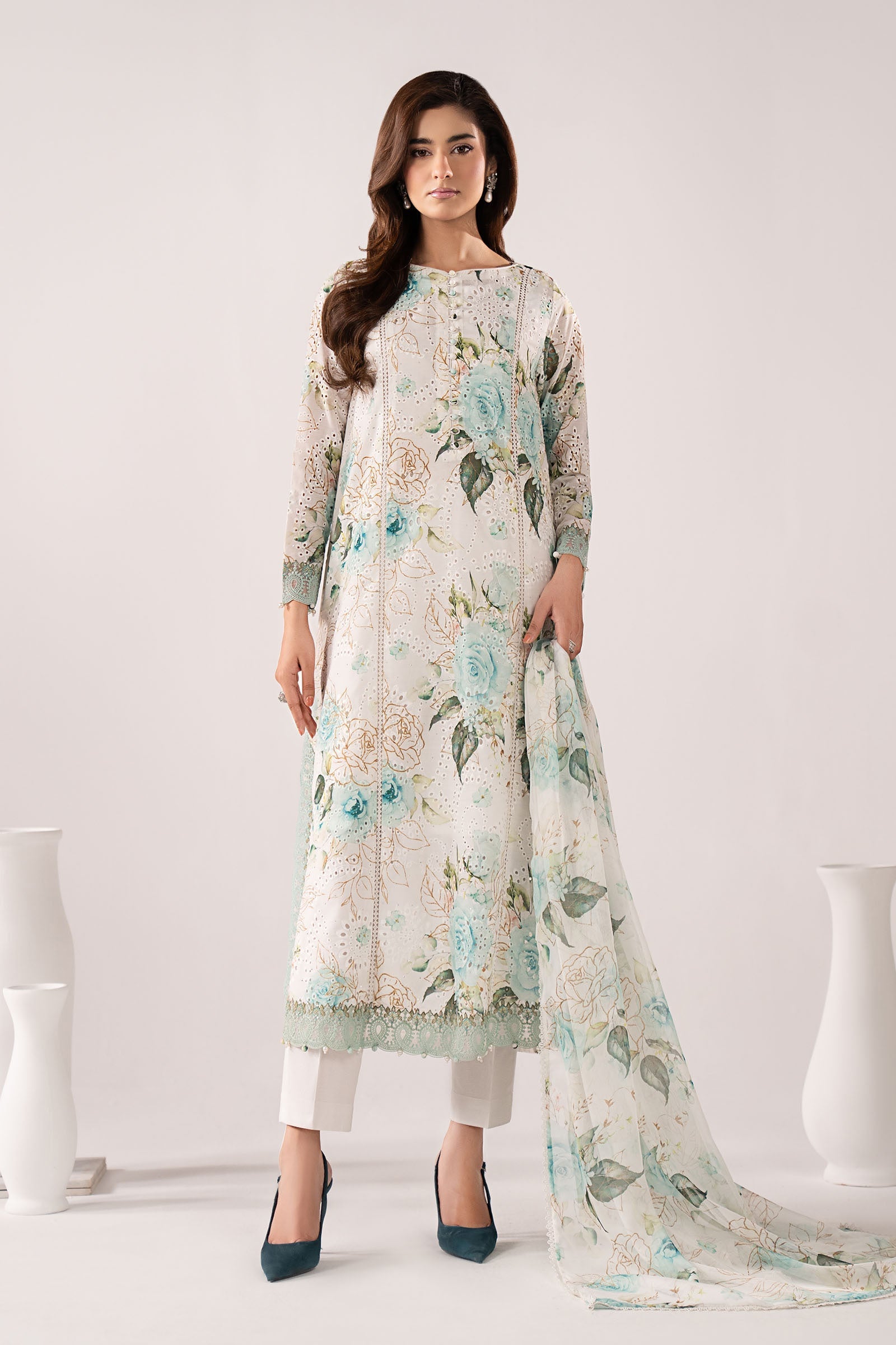 Maria B | Eid Collection 26 | 3 Piece Embroidered Lawn Suit