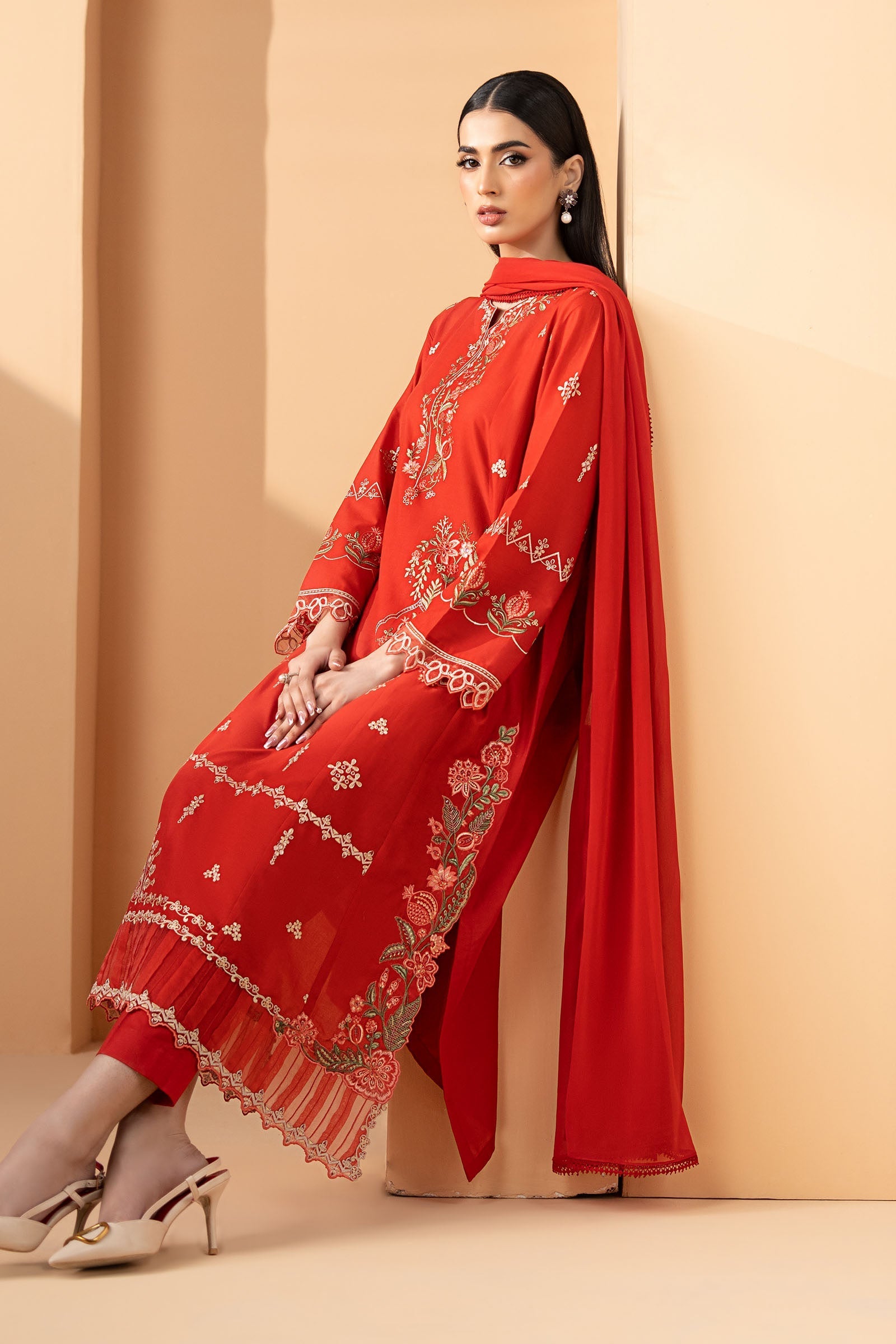 Maria B | Eid Collection 26 | 3 Piece Embroidered Lawn Suit