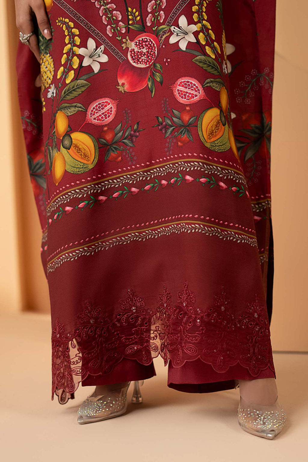 Maria B | Eid Collection 26 | 2 Piece Embroidered Raw Silk Suit
