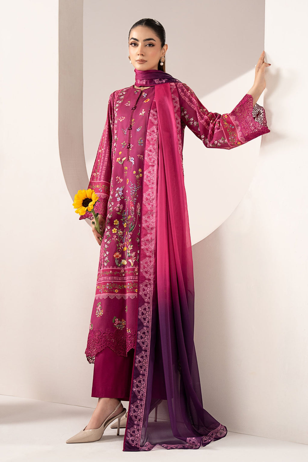 Maria B | Eid Collection 26 | 3 Piece Embroidered Lawn Suit