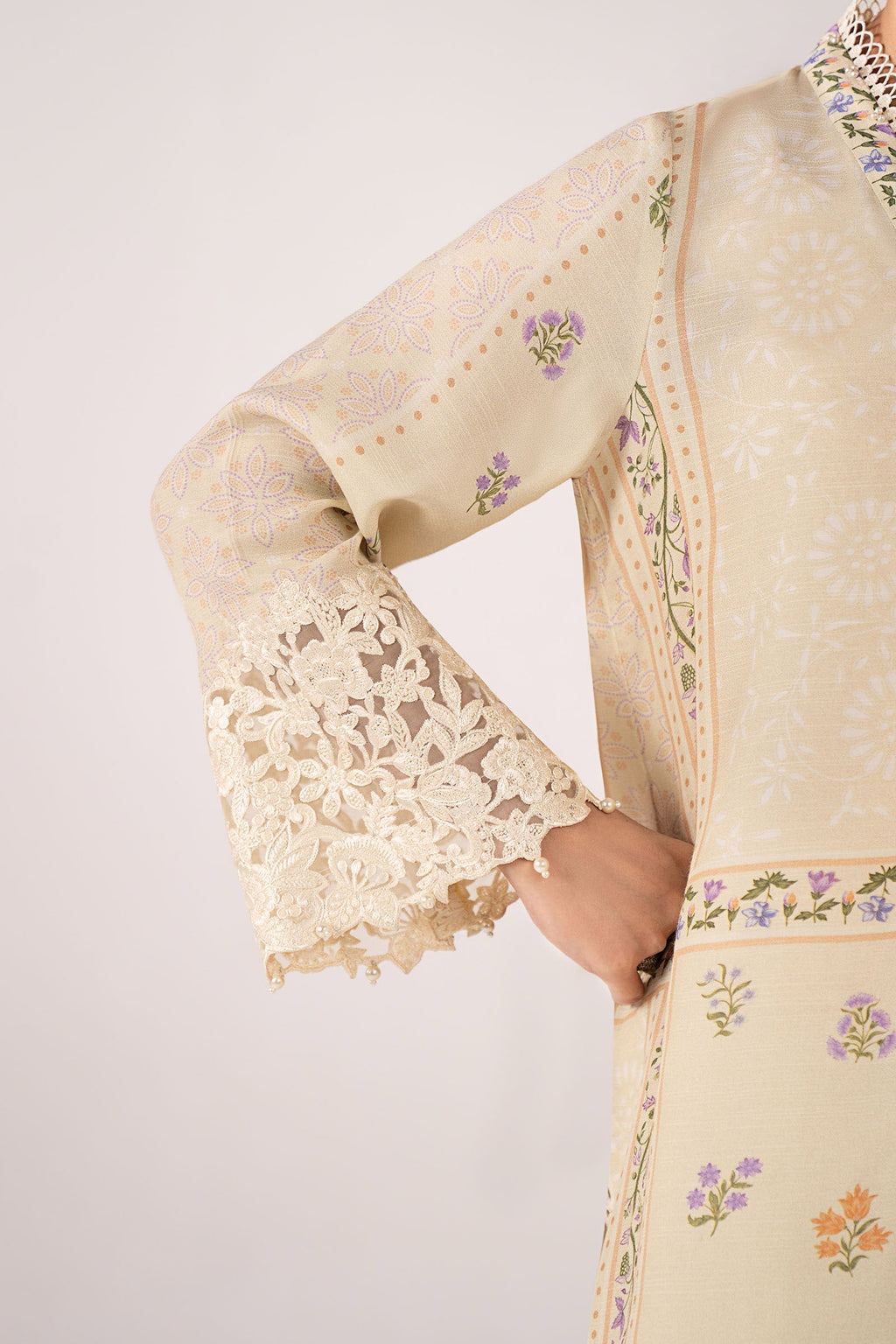 Maria B | Eid Collection 26 | 3 Piece Embroidered Raw Silk Suit