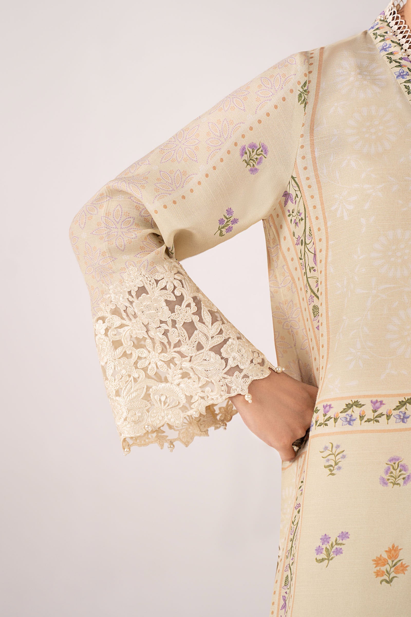 Maria B | Eid Collection 26 | 3 Piece Embroidered Raw Silk Suit